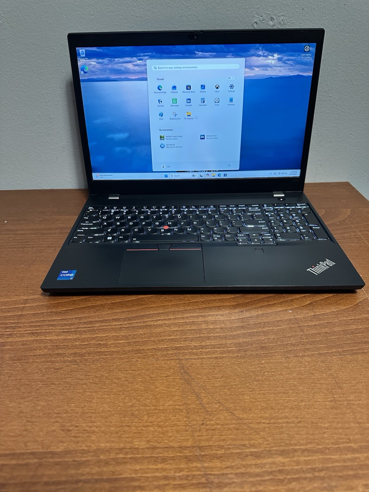 Lenovo Thinkpad P15v Gen 3 i7-12700H 512GB SSD 16GB DDR5 NVIDIA T600 W11P