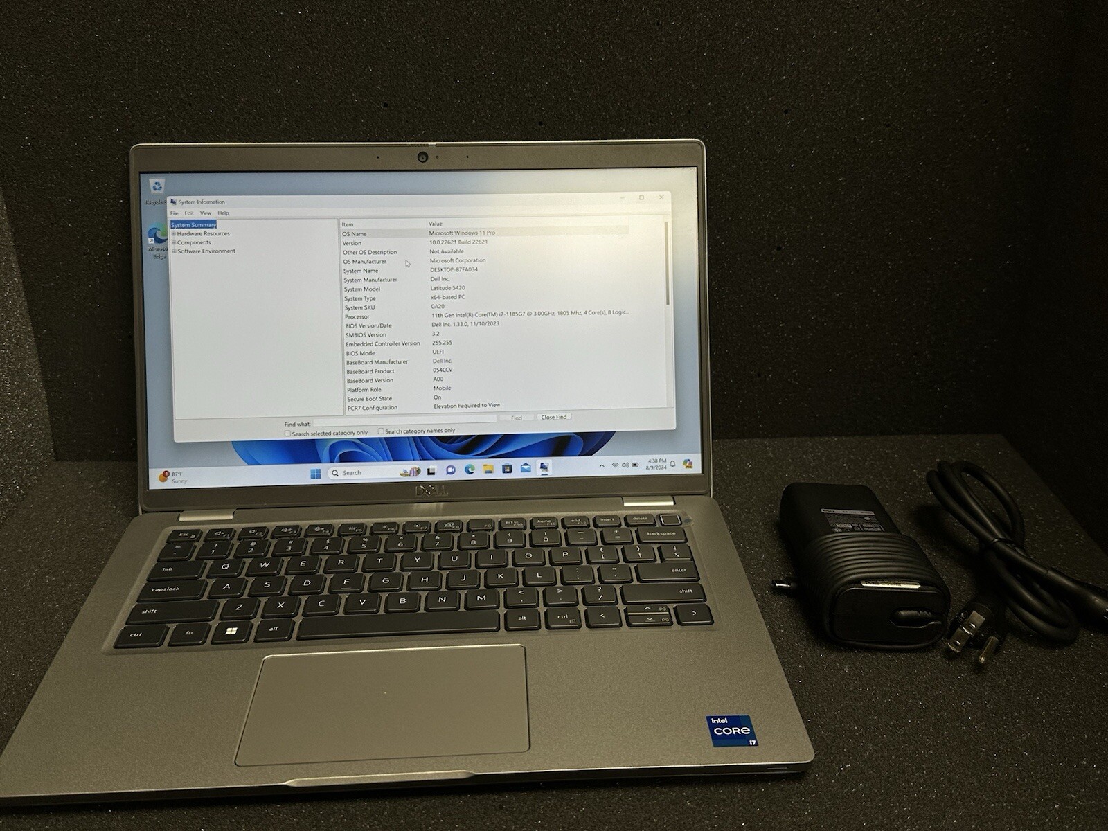 Dell Latitude 5420 Quad Core i7-1185G7 3.00GHz P137G Win 11 USB-C Thunderbolt