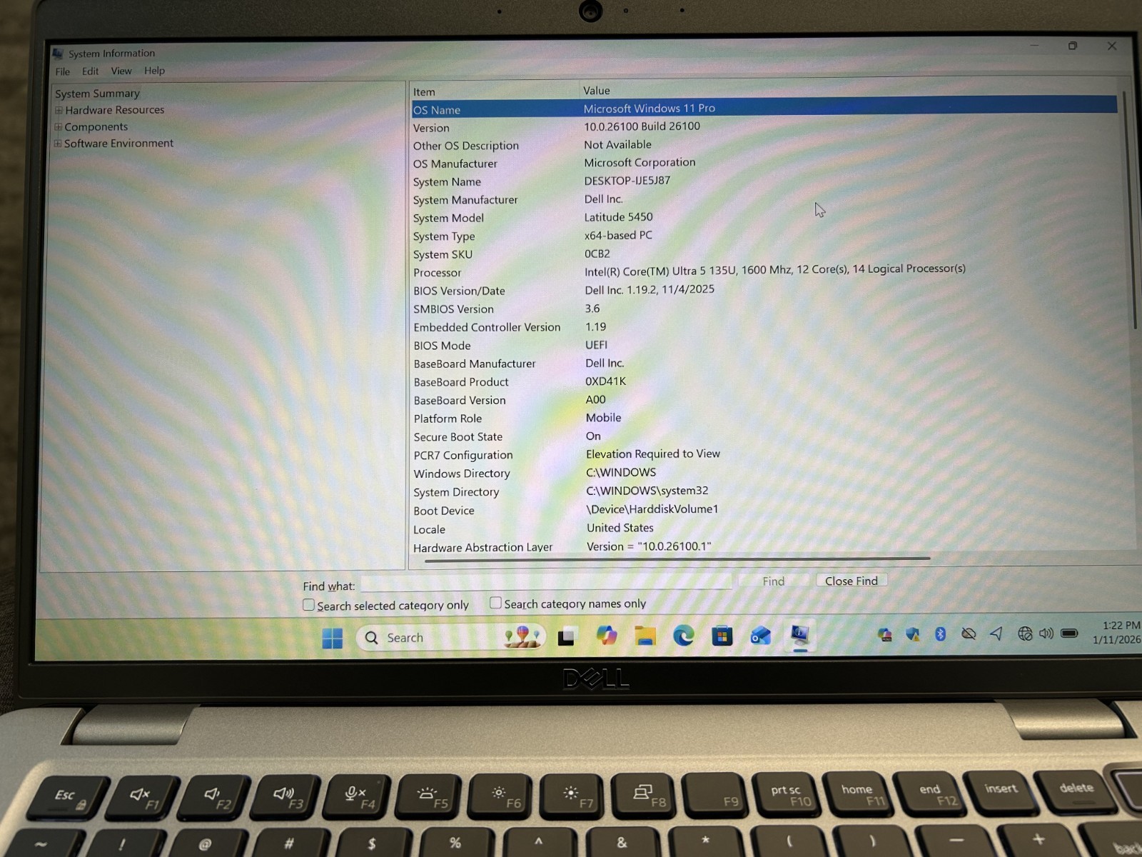 LAPTOP Dell Latitude 5450 14″ Ultra 5-135U 512GB SSD 32GB RAM Win 11 Pro