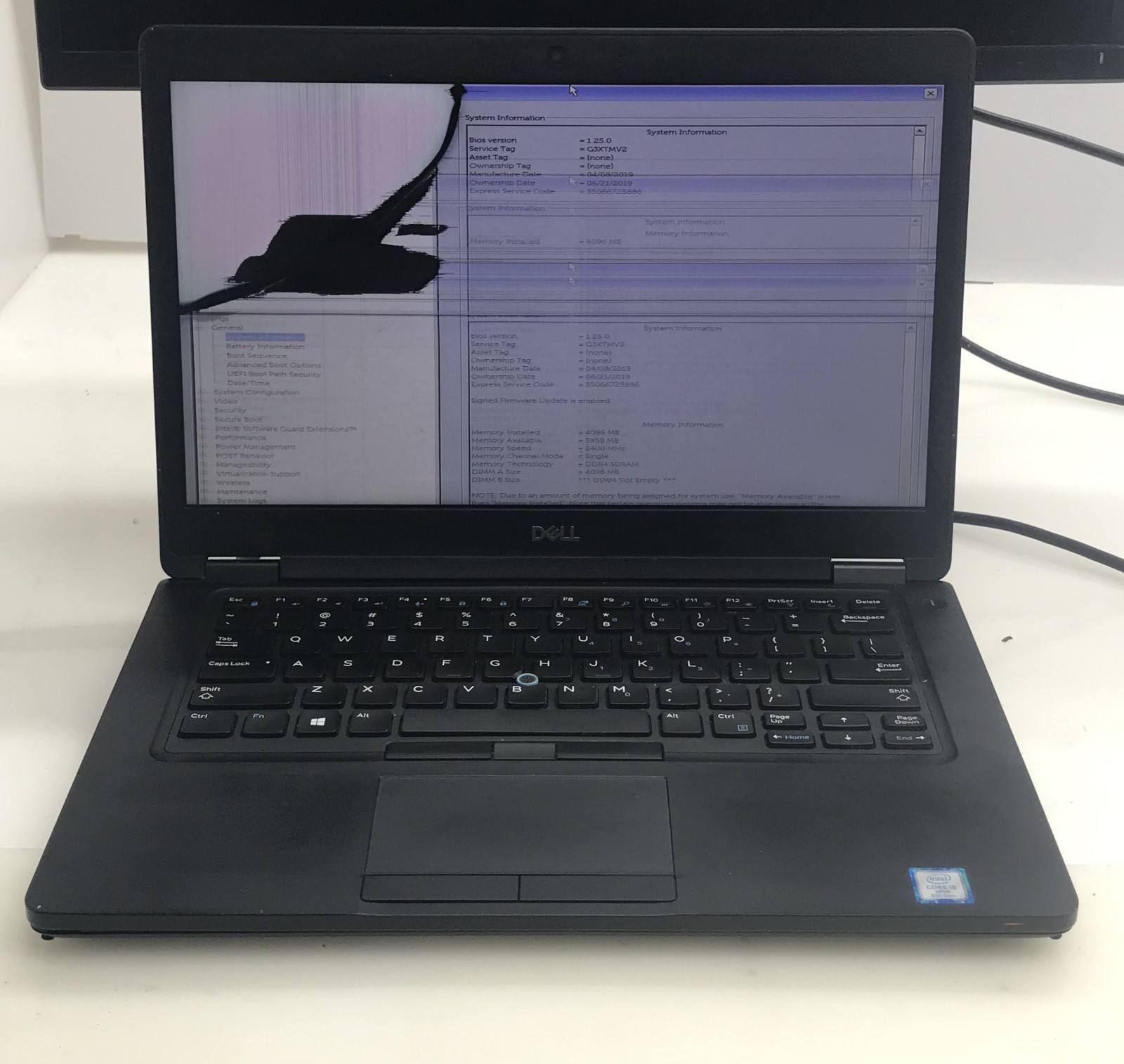 LOT(2) DELL LATITUDE 5491 i5-8400H@2.50GHz NO OS/SSD/RAM *READ