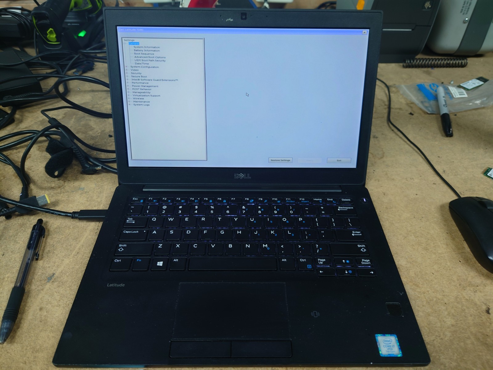 Dell Latitude 7280 12.5″ FHD i7-7600U 8GB RAM No Battery/OS/SSD