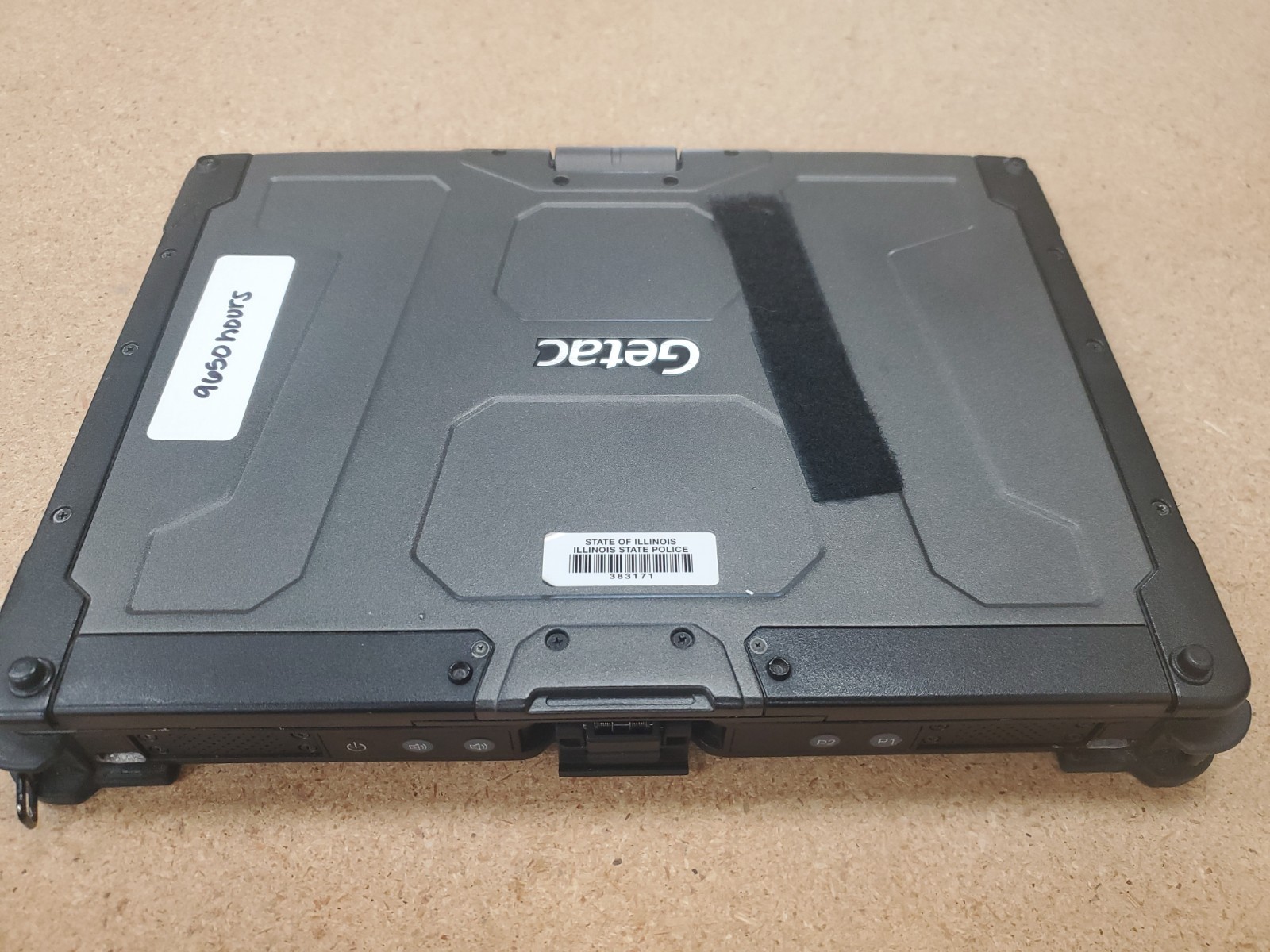 GETAC V110 Laptop Tablet Touch Screen i5-4300U 1.90GHz 8gB No HDD 9650hrs