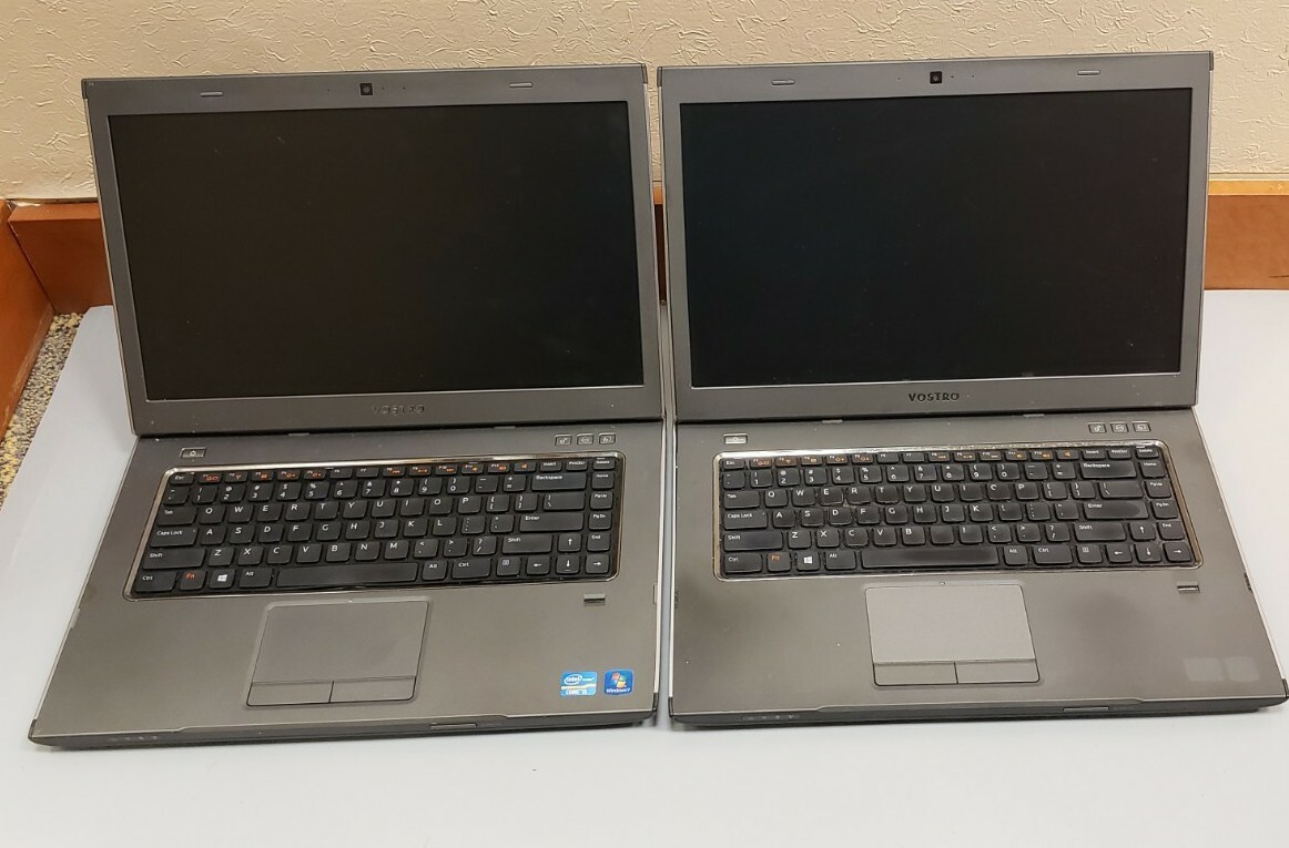 Lot of 2 DELL VOSTRO 3560 Intel Core i5 0GB RAM 0GB HDD For PART or REPAIRS