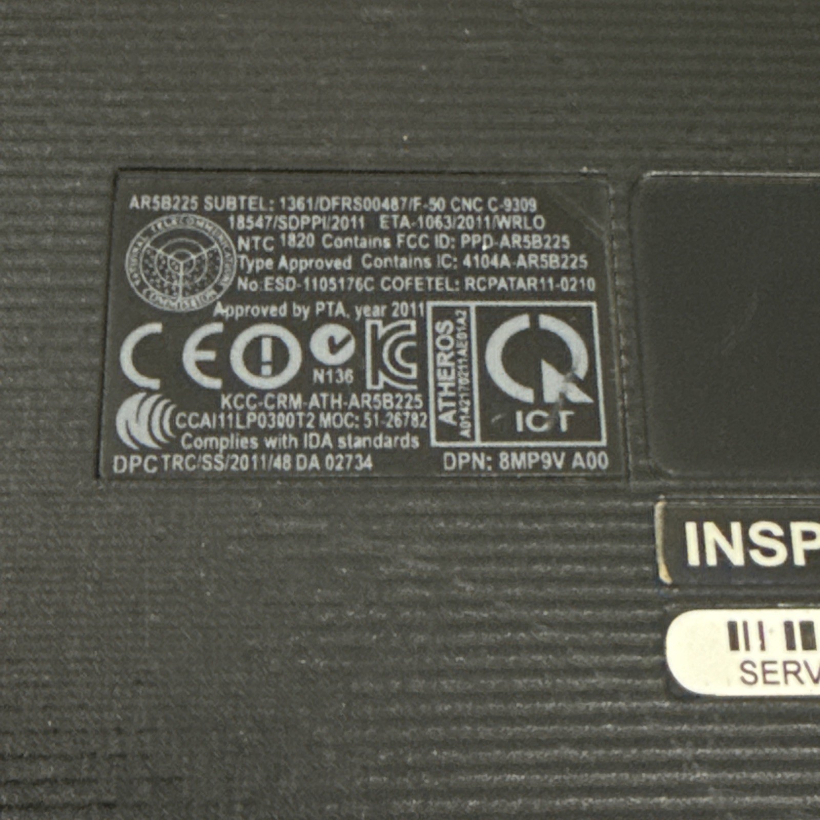Dell Inspiron 15 3520 15.6” Intel Core i3 Broken Screen Untested