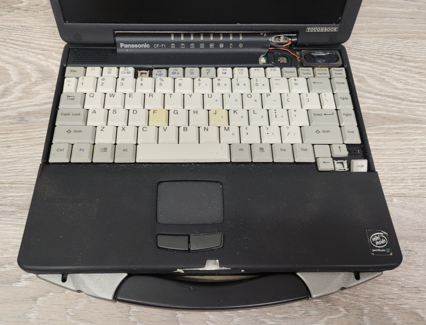 Panasonic Toughbook CF-71 Laptop PC Intel Pentium III NO HDD AS IS READ #H