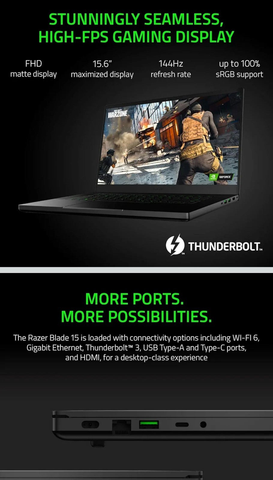 Razer Blade 15 Gaming Laptop