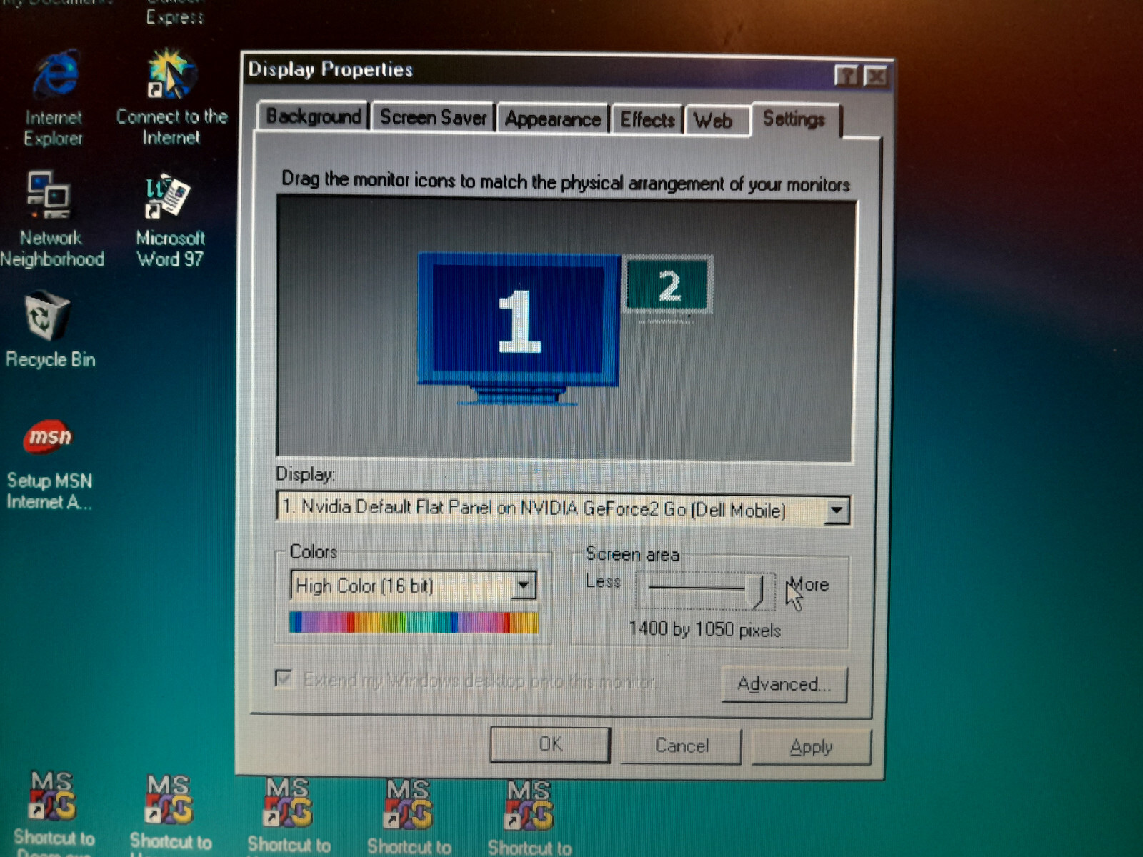 Windows 98 TRUE DOS / XP GAMING DUAL BOOT Laptop Retro / Vintage Computer PC