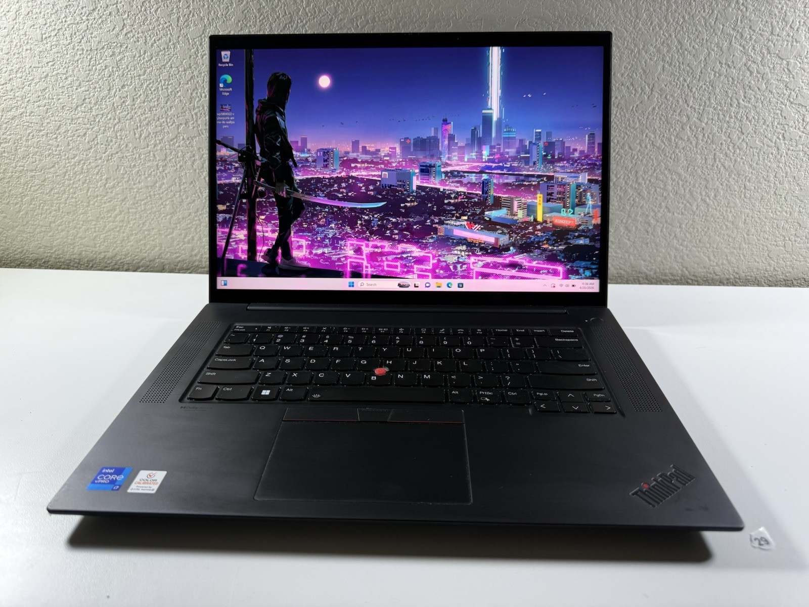 LENOVO THINKPAD P1 Gen 4 TOUCH 4k I7-11850H 512GB 16GB RAM NVIDIA T1200 WIN 11