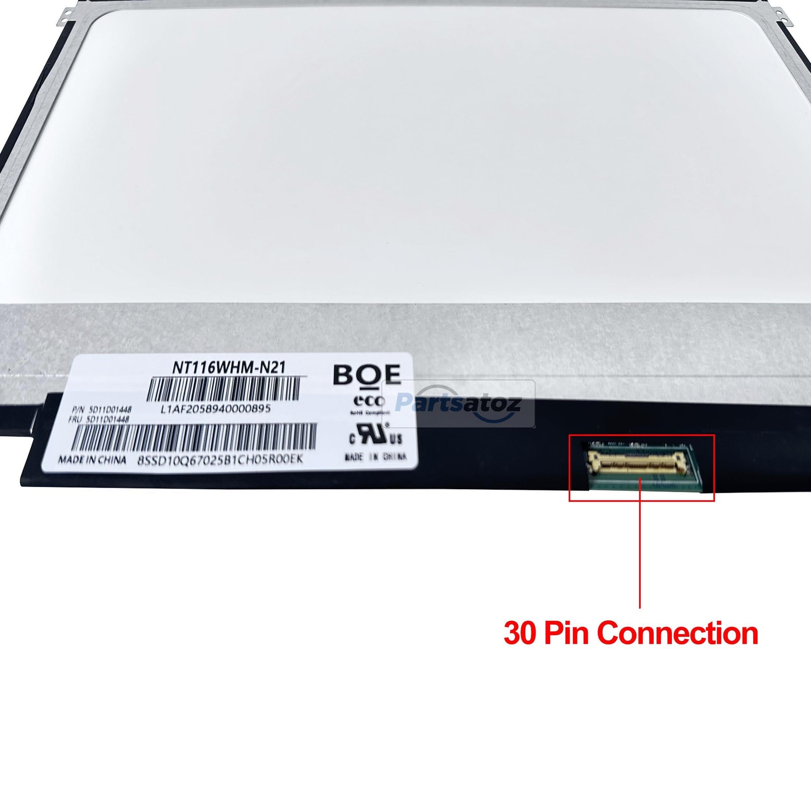 N116BGE-EA2 11.6″ WXGA HD Matte 30Pin Laptop LCD Screen Replacement Rev C