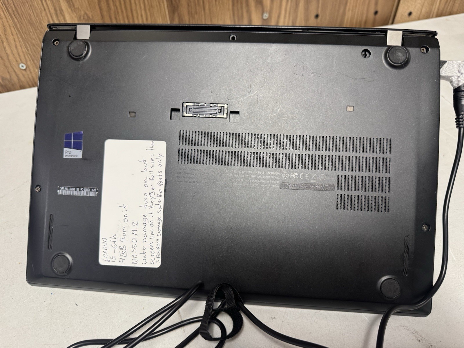 Lenovo ThinkPad T460s i5-6th 4GB No SSD Issues/Keypad/Screen Damage – AS-IS