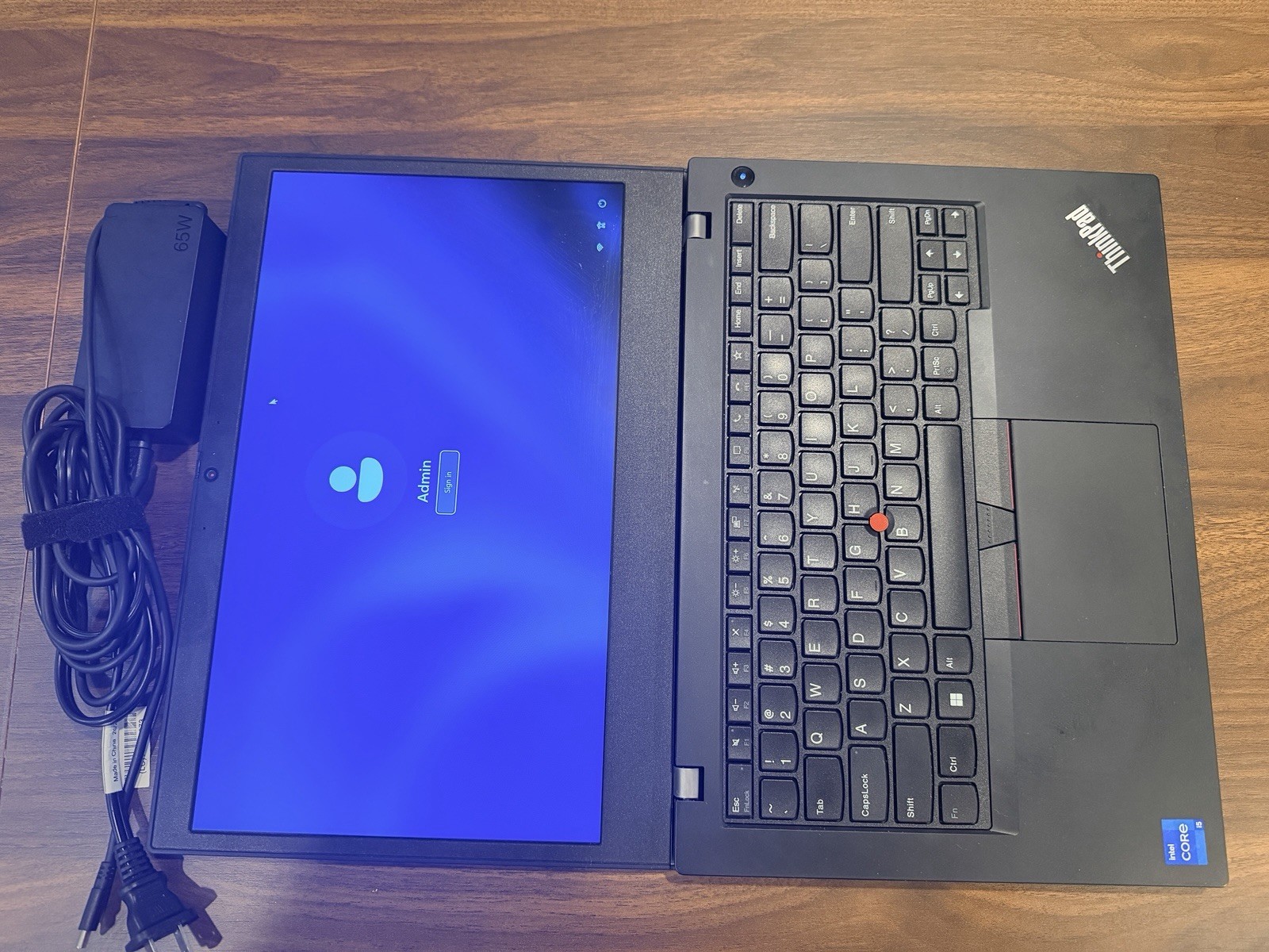 Lenovo ThinkPad L14 14″ Intel i5-1135G7 16GB RAM 250GB SSD W11 Pro and Charger