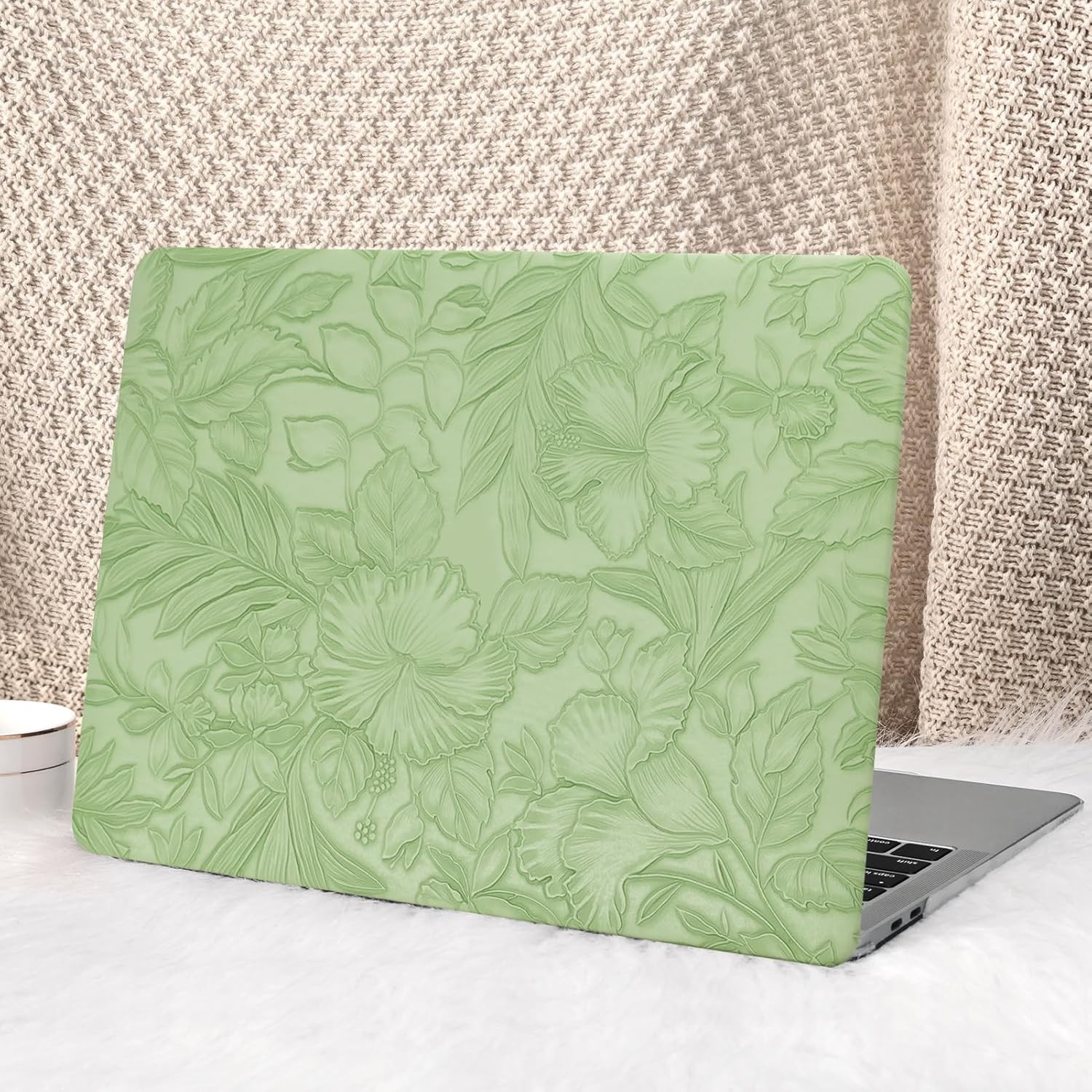 MacBook Air 13 Inch Case 2022 2021 2020-2018 Release A1932 A2179 M1 A2337, Green