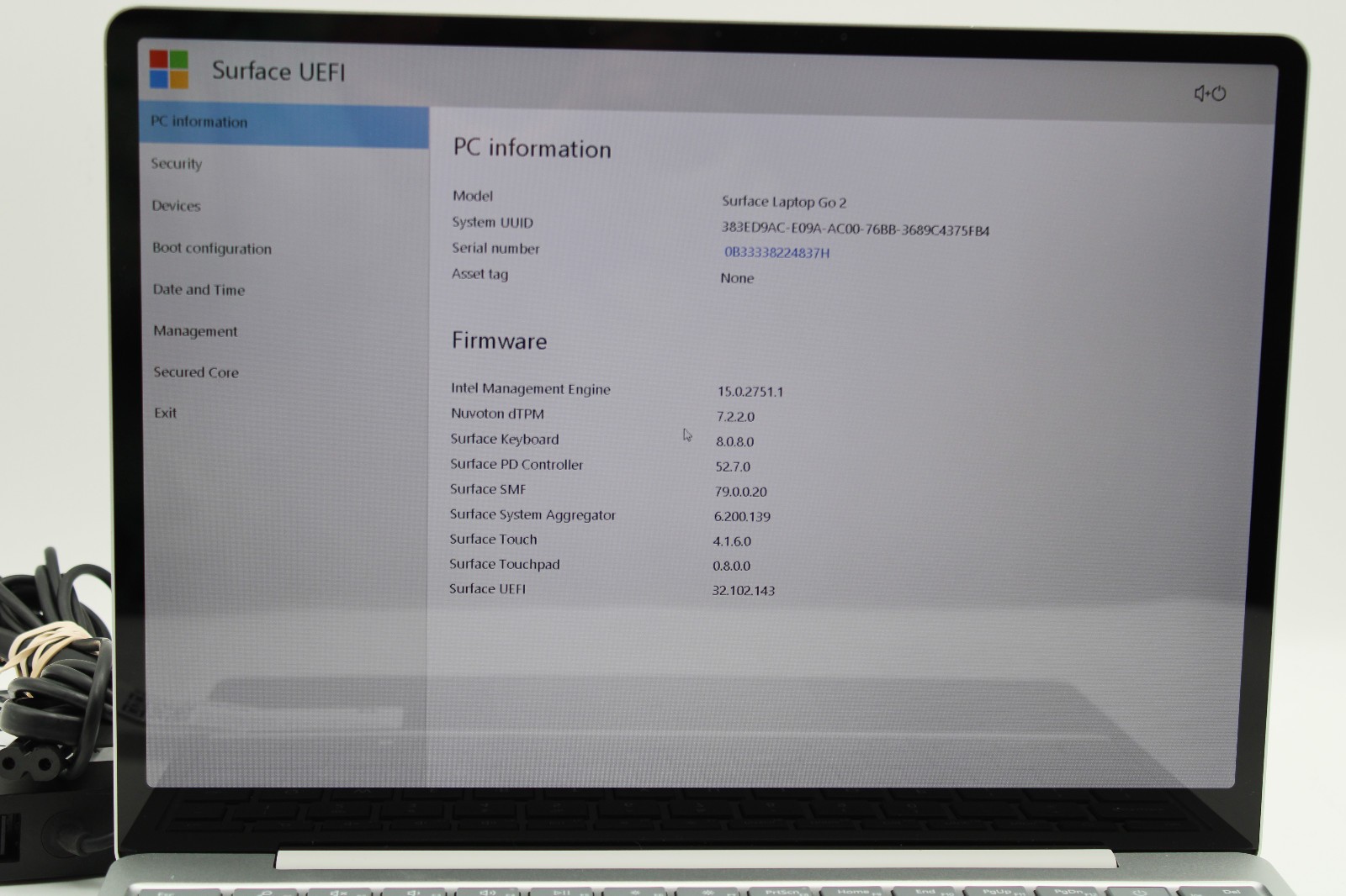 Surface Laptop Go 2 Touch _ i5-1135G7 _ 8GB RAM _ 256GB SSD _ W11H