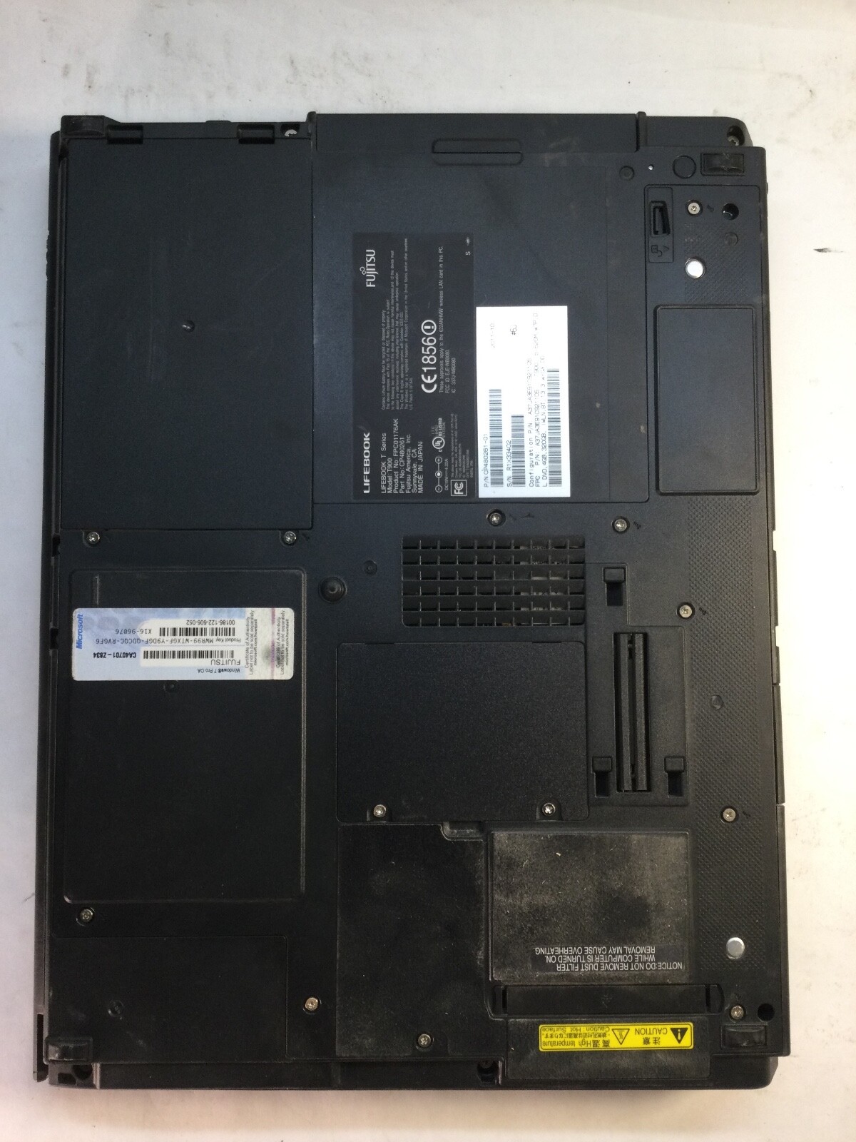 Fujitsu LifeBook T900 13″ Laptop Intel Core i5-520M -BOOTS TO BIOS -MZ