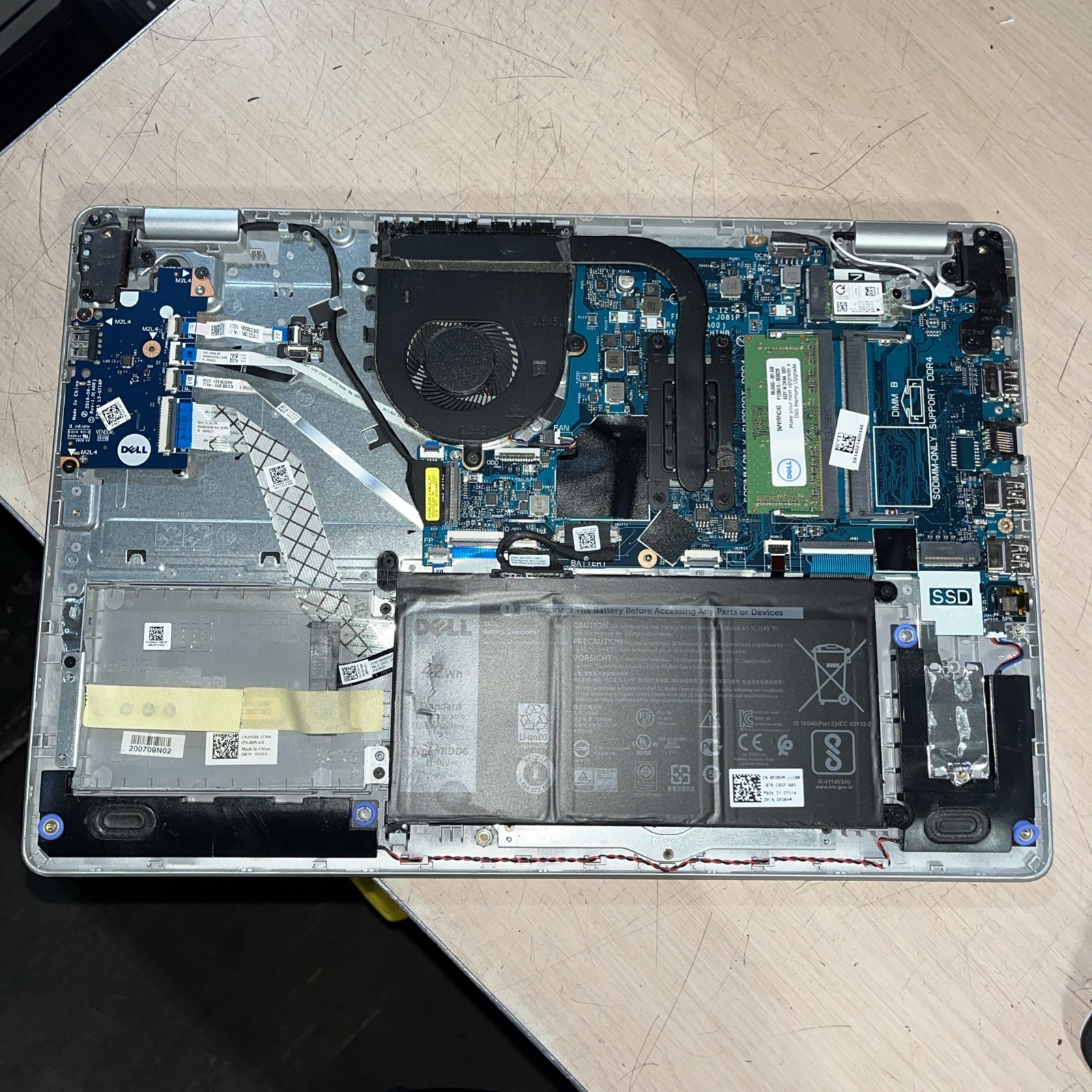 DELL INSPIRON 15 5000 INTEL CORE I5-1035G1 4GB RAM NO HD