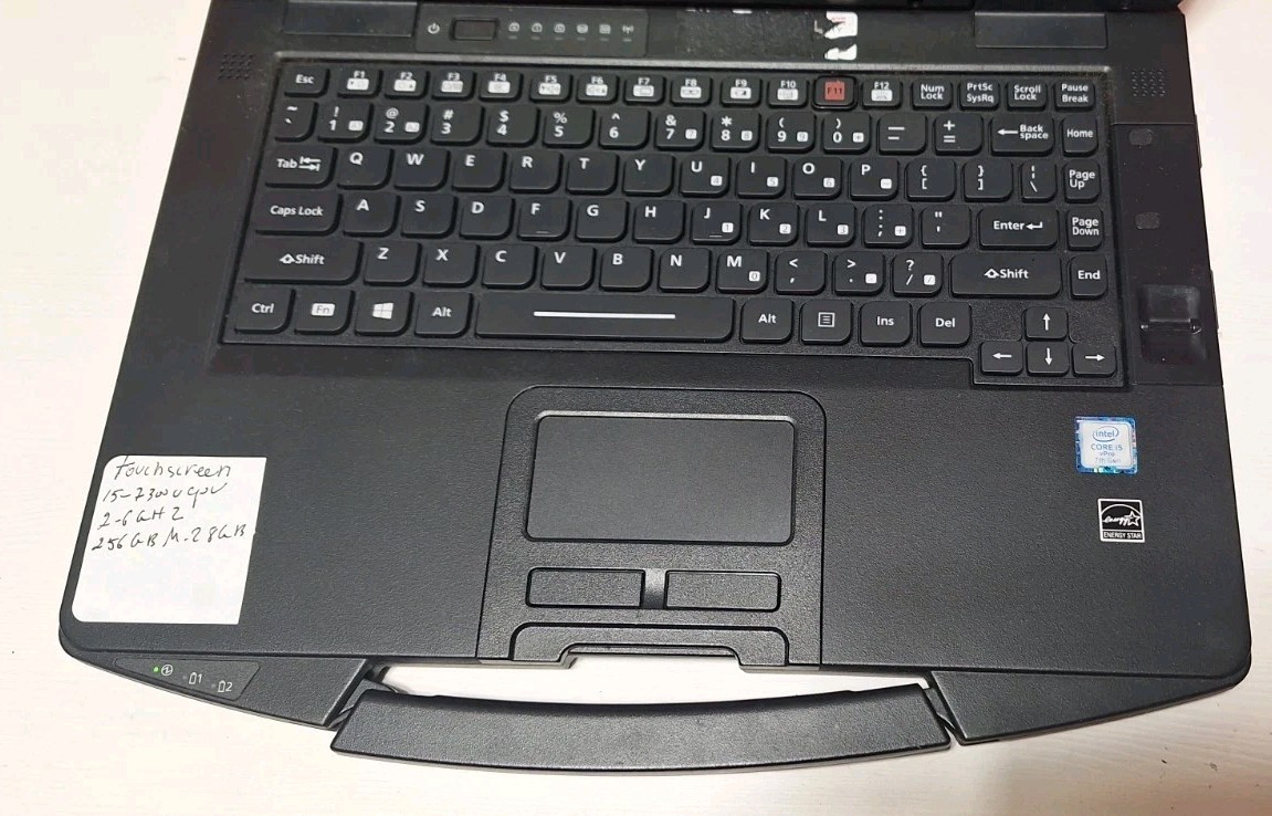 Panasonic ToughBook CF-54 MK3 Touch, i5-7300U 2.60GHz 8GB 250GB SSD Win 11 Pro