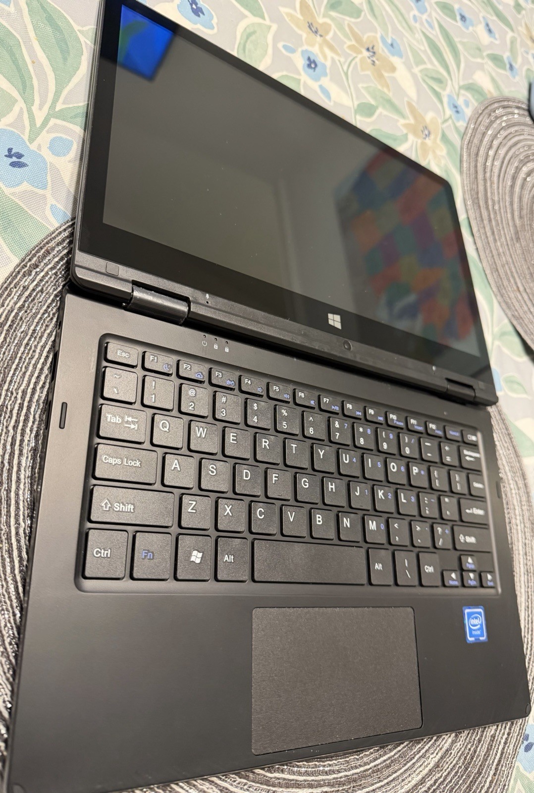 Ematic 11.6” Laptop Touchscreen Windows10 Intel Atom EWT118CB NS 64GB Used