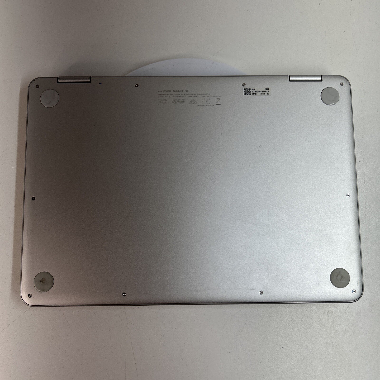ASUS Chromebook Flip C302C Intel Core m3 12.5- Inch Touchscreen 4GB Ram 64GB