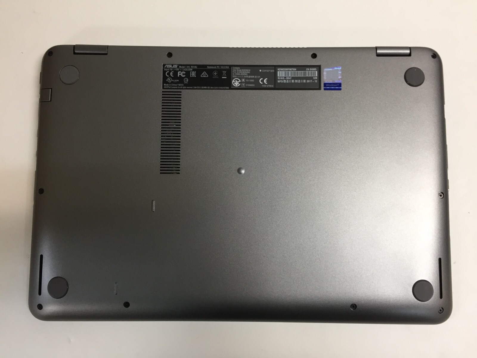 Bad Battery ASUS Vivobook Flip R518U 15.6 Touch Laptop/i5-7200U/8G/1THDD+128GSSD