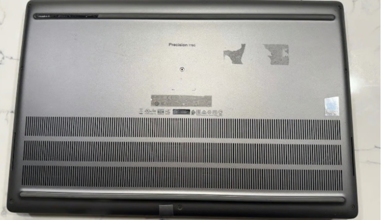 Dell Precision 7760 i7-11850H 16GB MEMORY 512GB SSD nvidia T1200 17″ Laptop