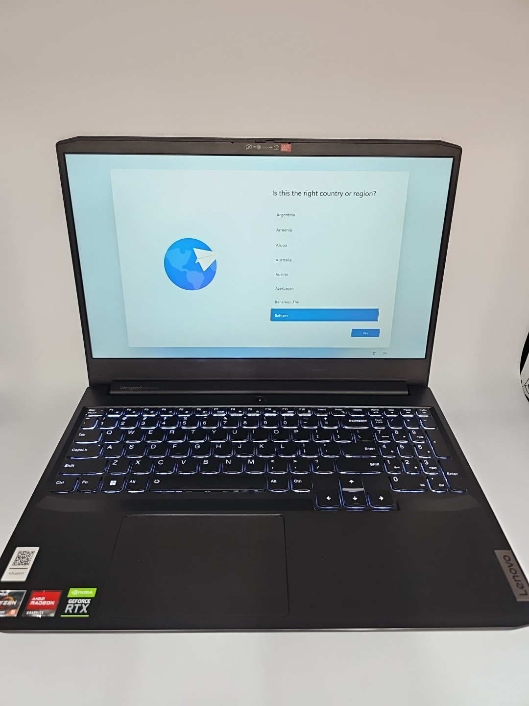 Lenovo Ideapad Gaming 3 (15ACH6) Ryzen 5 5600H 8GB, 256GB SSD, RTX 3050 Ti