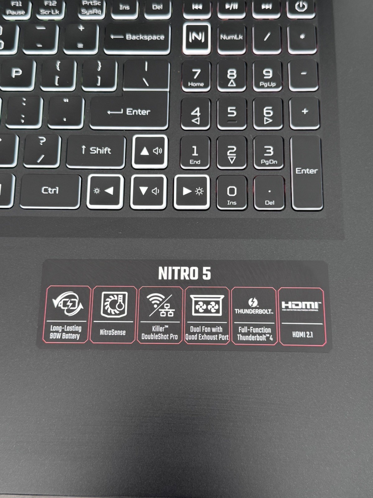 Acer Nitro 5 17.3 FHD 3.1 GHz i5-12500H 16GB 512GB SSD NVIDIA RTX 3050 Excellent