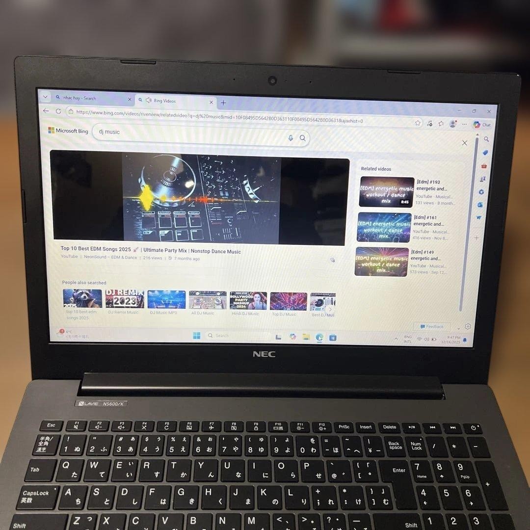 NEC LAVIE Note Standard NS600/K i7-8550U SSD 500GB 8GB 15.6″ HD Win 11 DVD
