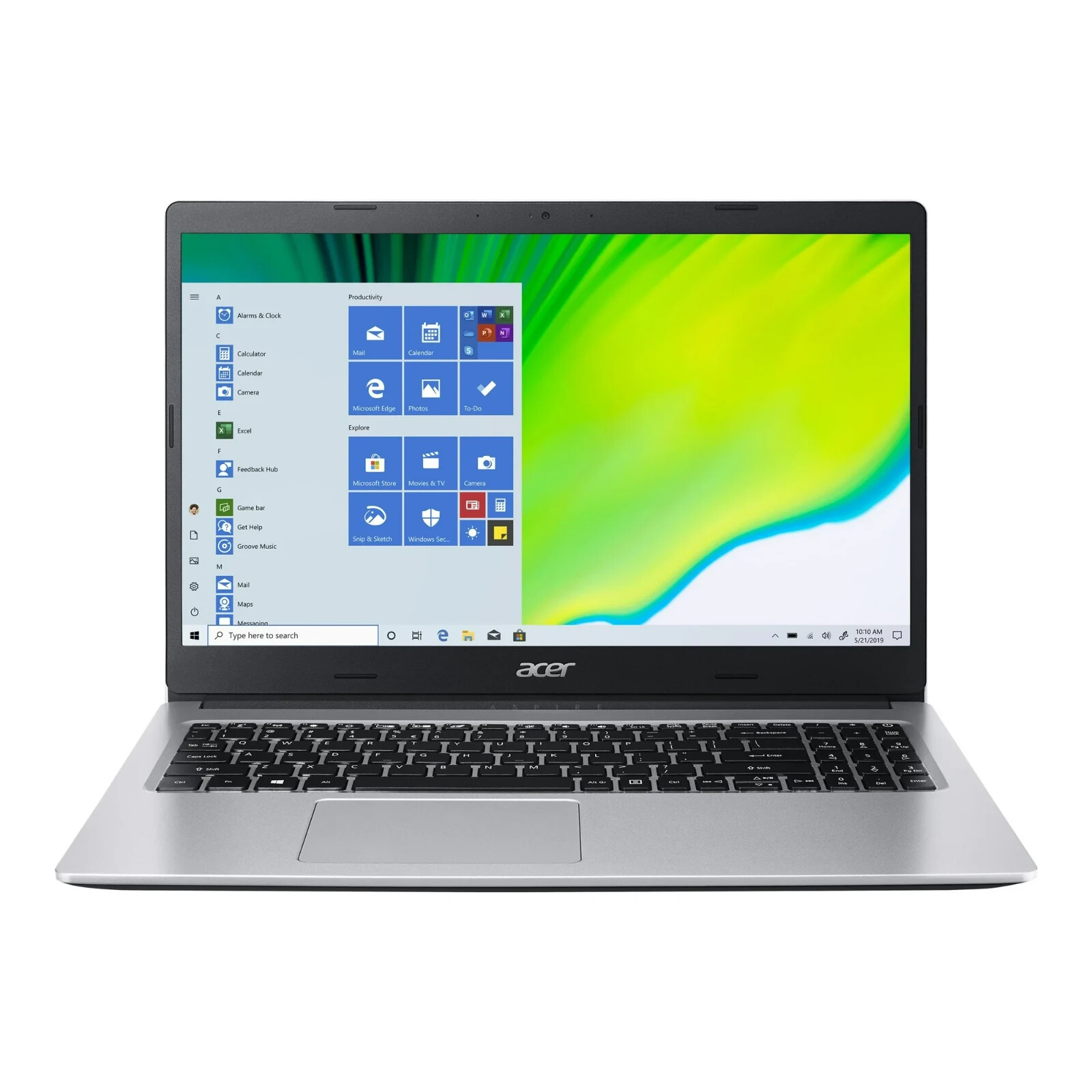 Acer Aspire 3 A315-23-R59G-AMD Ryzen 5 3500U/2.1 GHz – Win 10-8 GB RAM 512GB SSD