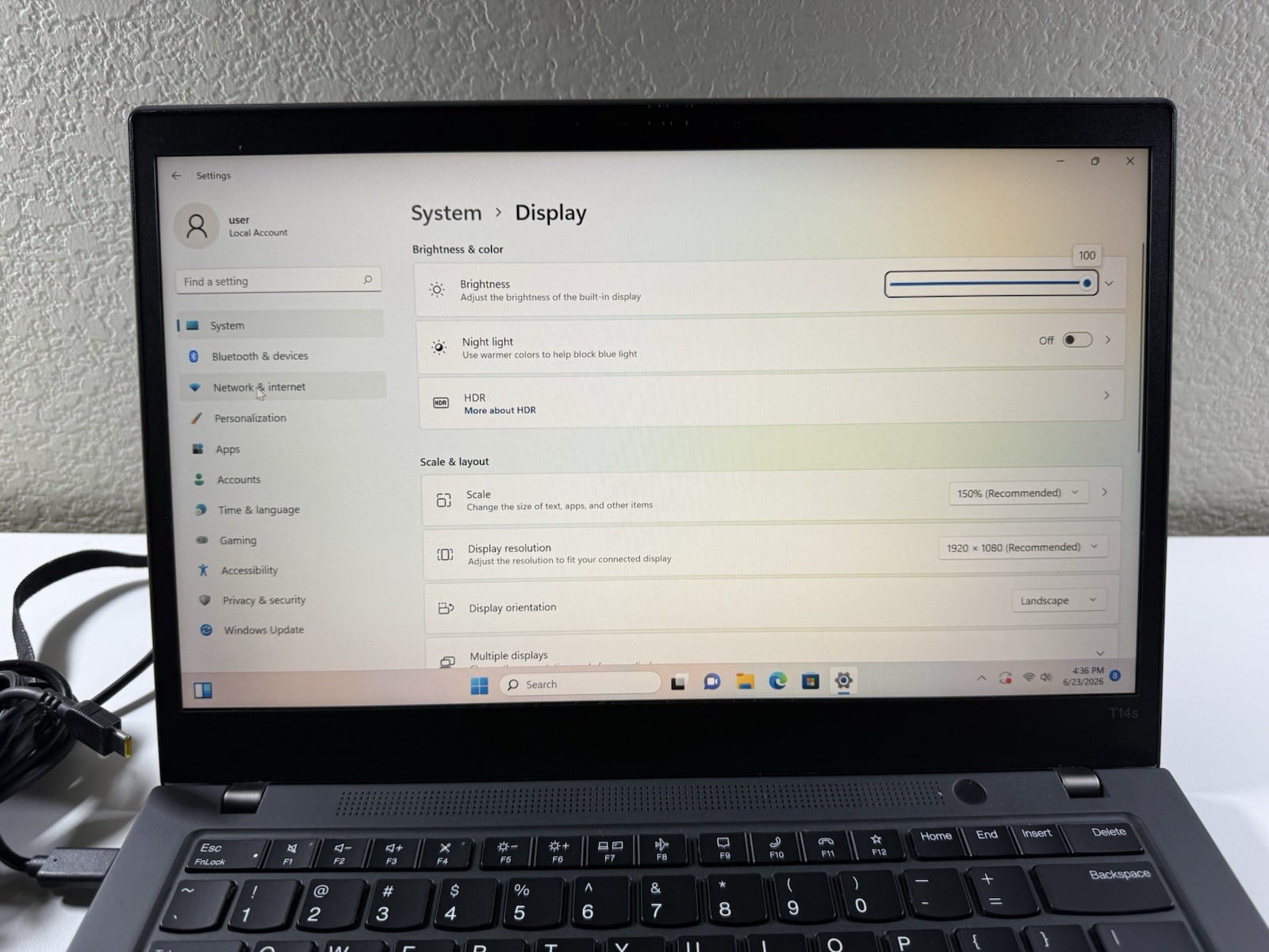 Lenovo ThinkPad T14s Gen 2 i7-1185G7 32GB 14″ 512GB WWAN 4G Touch No Battery