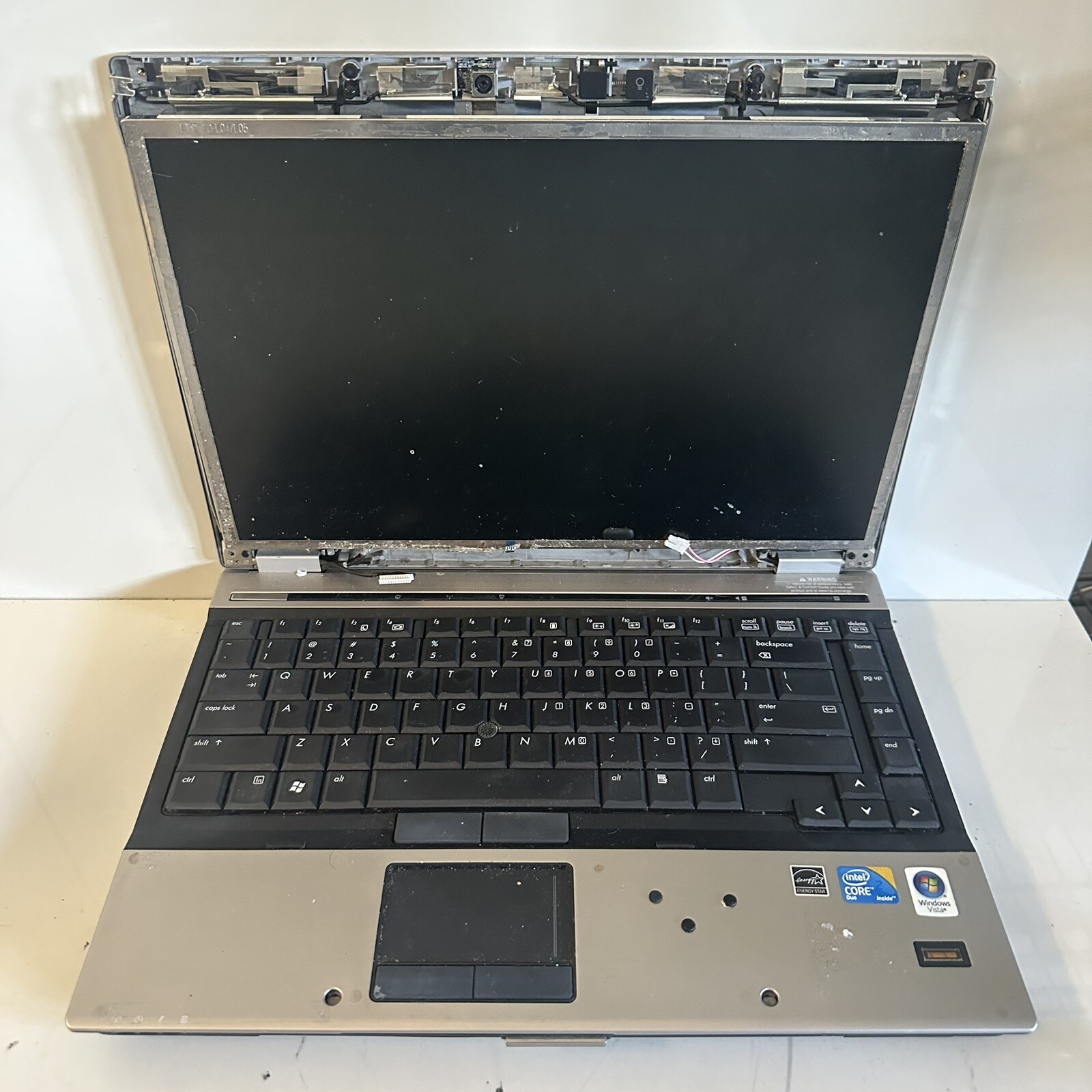 14” HP EliteBook 6930p Laptop Intel Core 2 Duo 1GB RAM 160GB HDD Scraps/Salvage