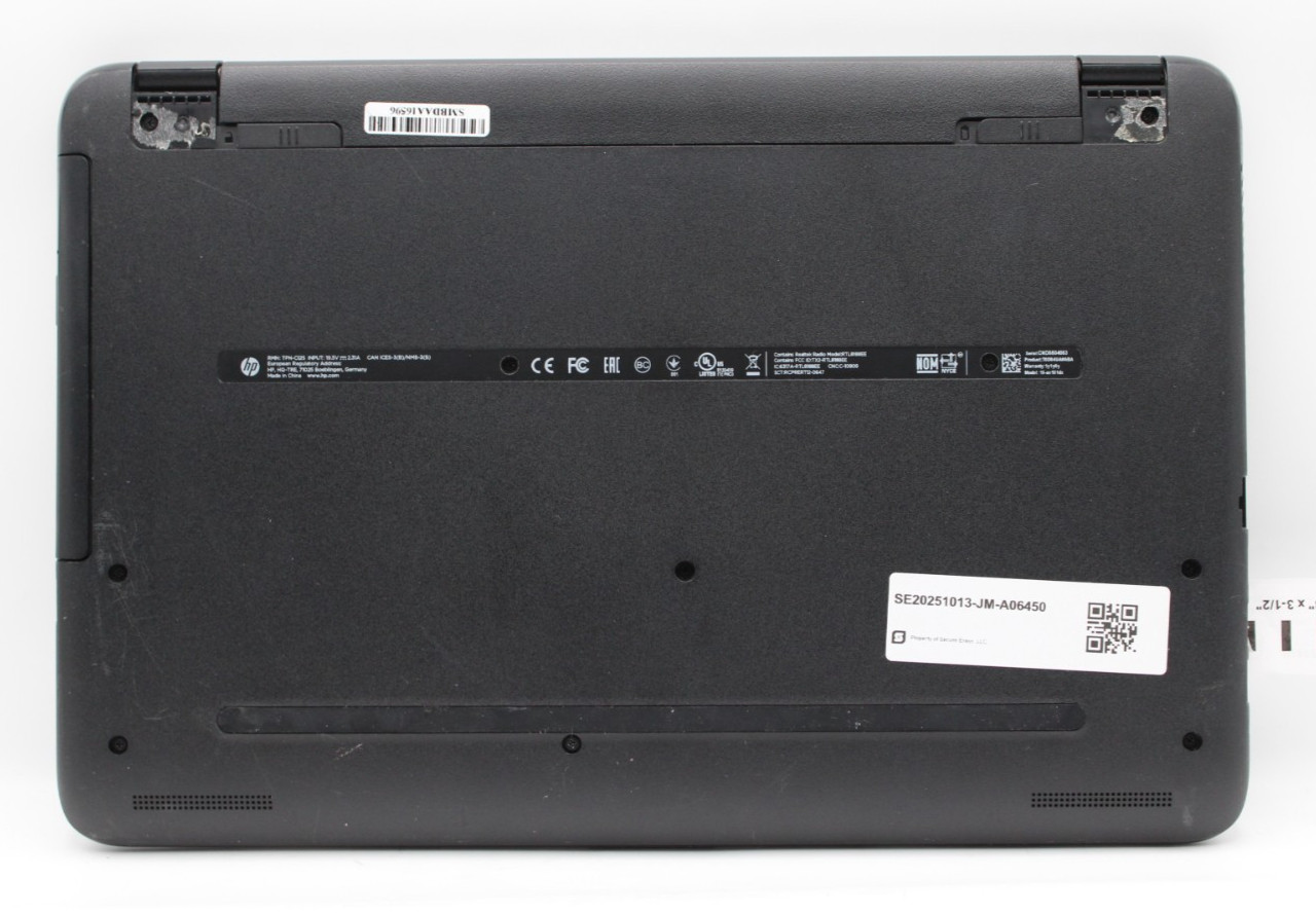 HP 15-ac151dx i5-5200U@2.2GHz 4GB DDR3 NO STORAGE/OS/HDD/SSD *USED/TESTED*