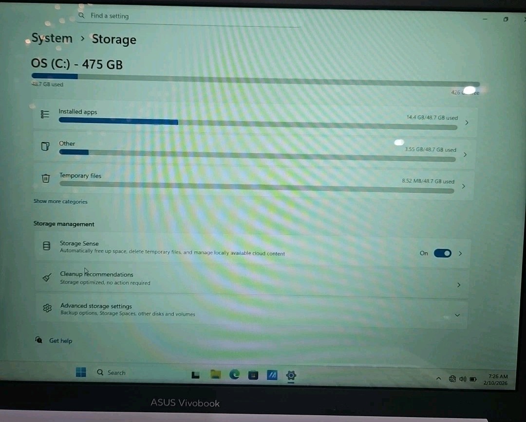 ASUS F1504V Vivobook 15.6″ i7-150U 16GB, MEMORY, 512GB SSD Laptop