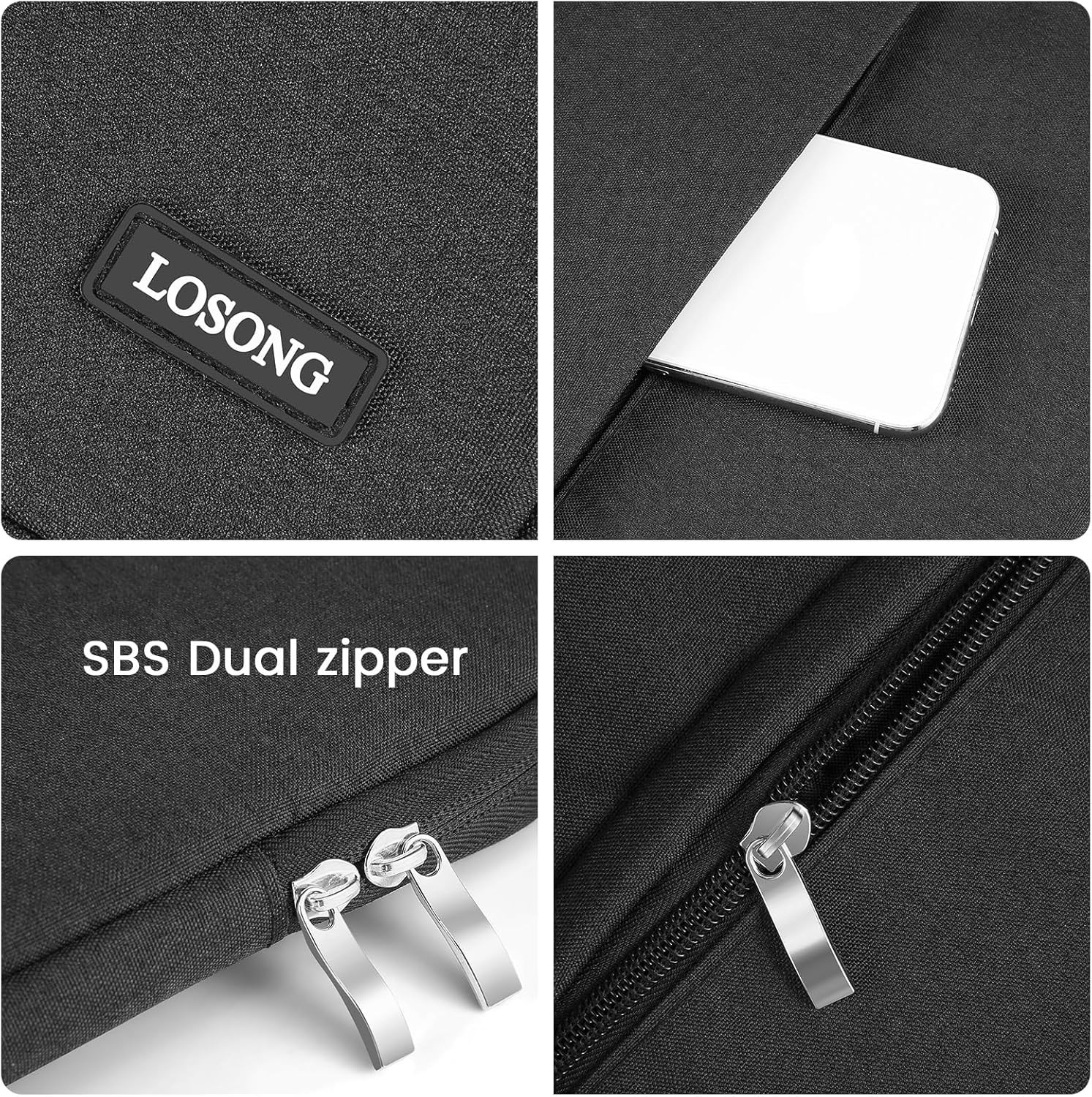 18.5 Inch Portable Monitor Case, Protective Carrying Sleeve for Most 18-18.5″ Mo