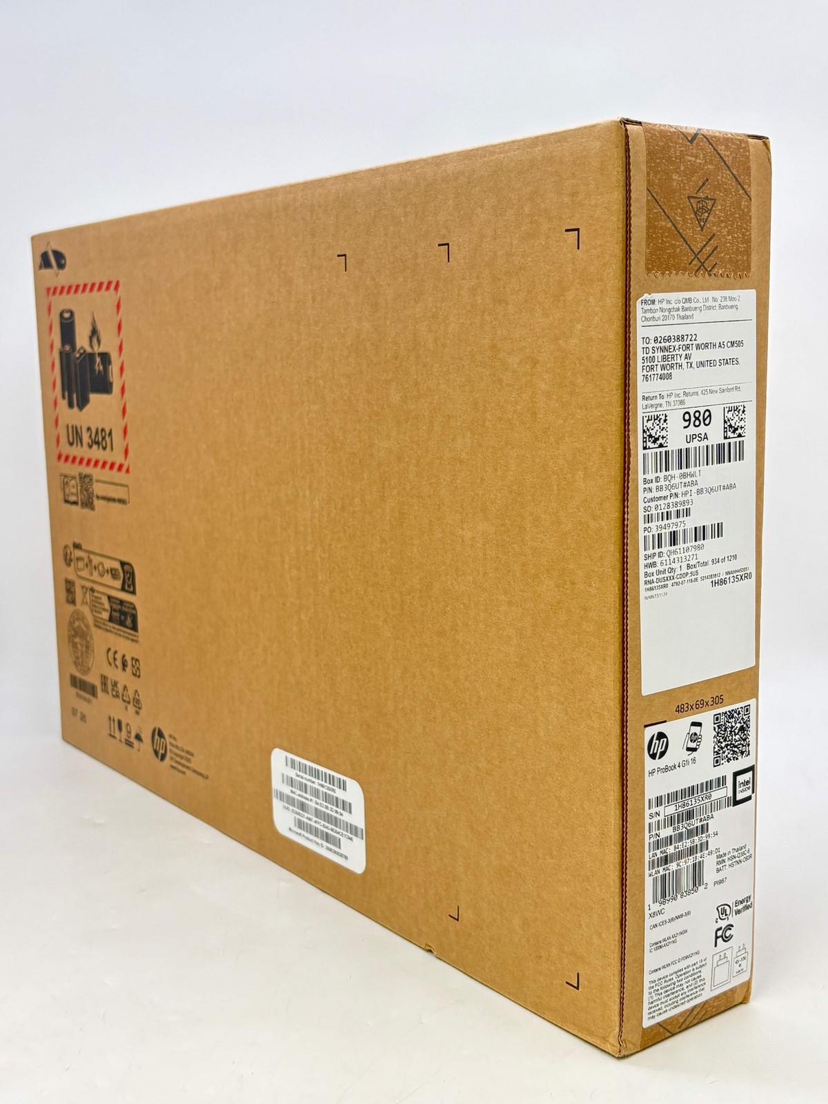 HP ProBook 4 G1i 16″ Core Ultra 5 225U 16GB RAM 512GB SSD Silver New In Box