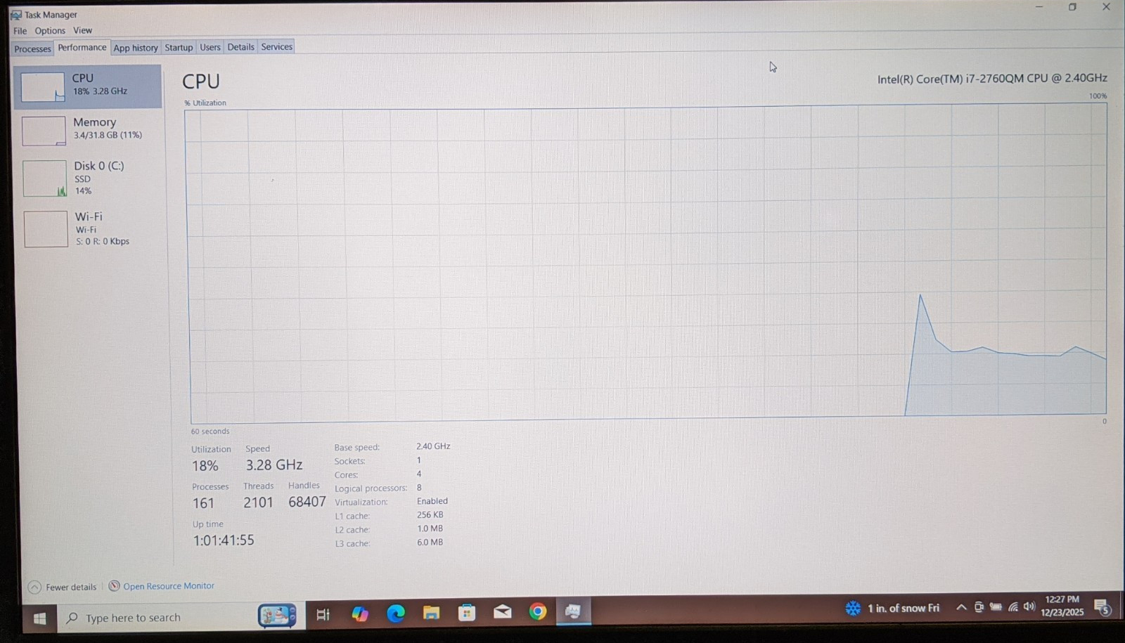 Lenovo ThinkPad W520 15.6” Laptop Intel i7-2760QM 32GB RAM 500GB SSD Win 10 Pro