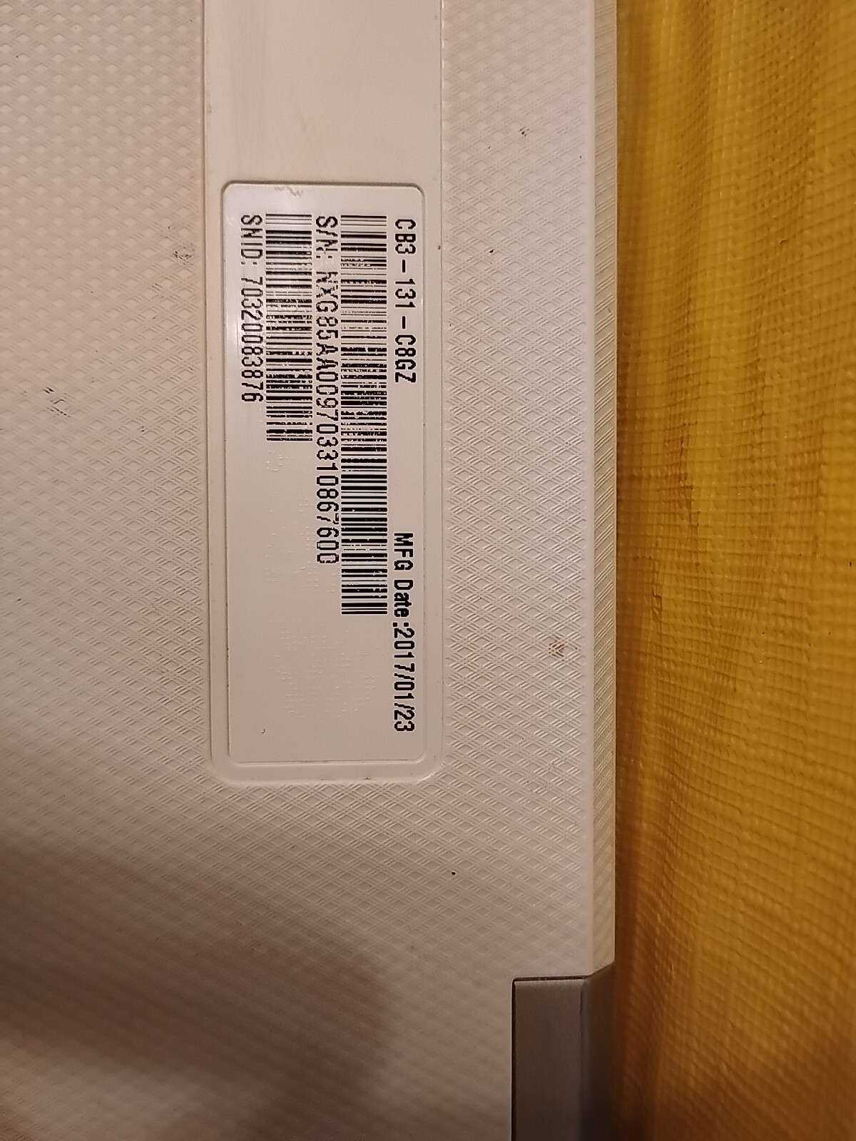 ACER CHROMEBOOK CB3-131 SERIES INTEL CELERON 2GB MEMORY