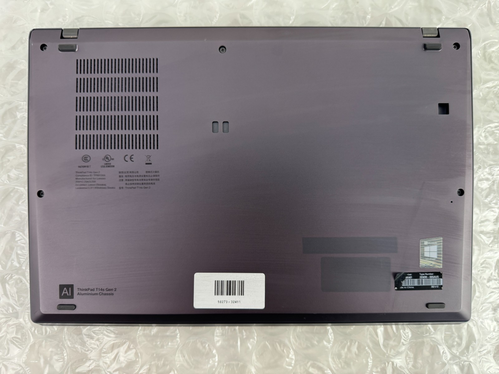 Lenovo ThinkPad T14s Gen 2 i7-1185G7 16GB 256GB SSD 14″ FHD Win 11 Pro