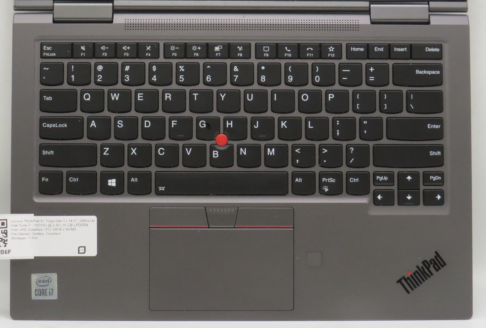 Lenovo ThinkPad X1 Yoga 5 i7-10510U 16GB RAM 512GB M.2 Win11 Pro