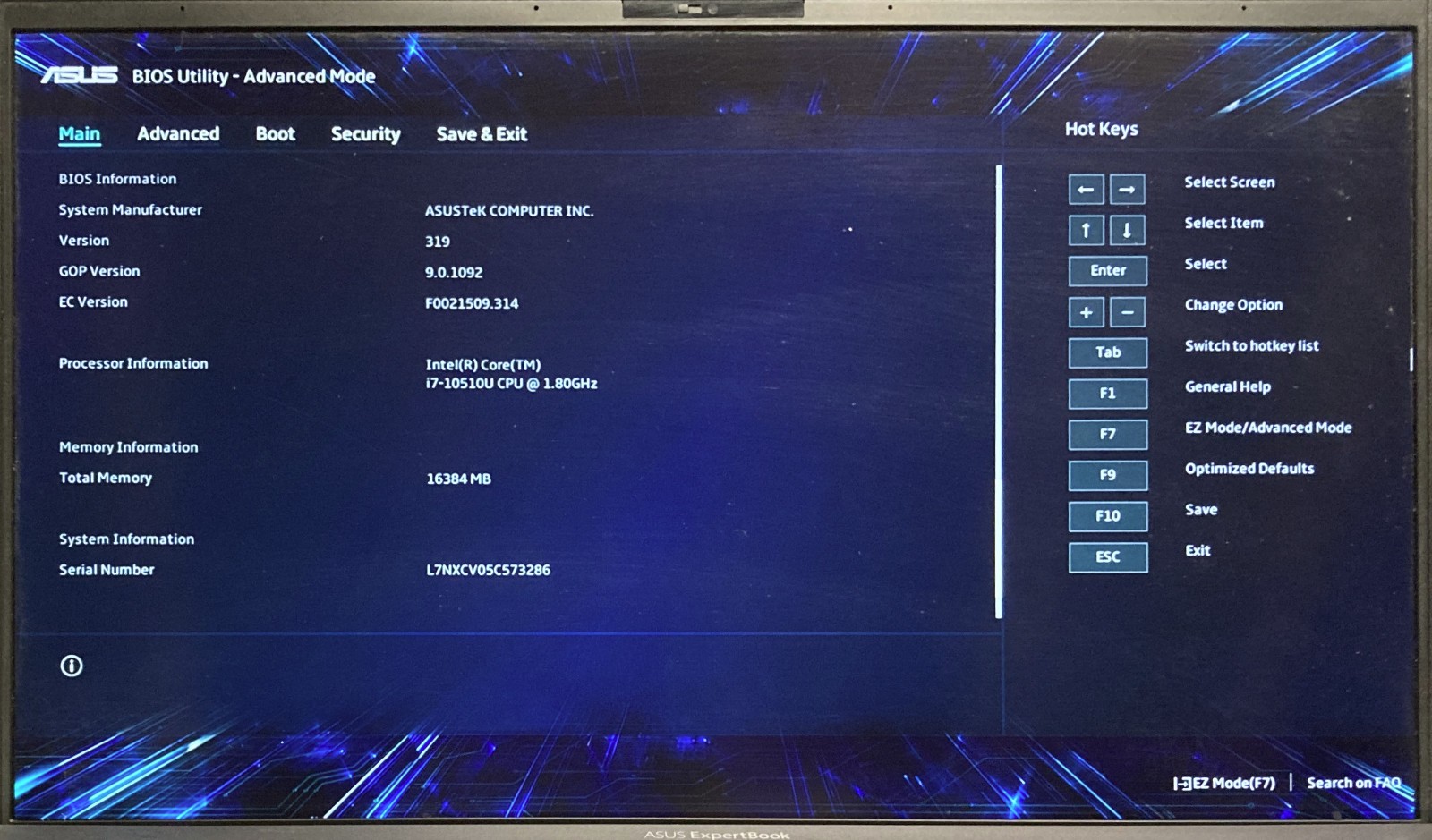 ASUS ExpertBook B9450FA 14″ Laptop i7-10510U 16GB RAM 256GB NVMe