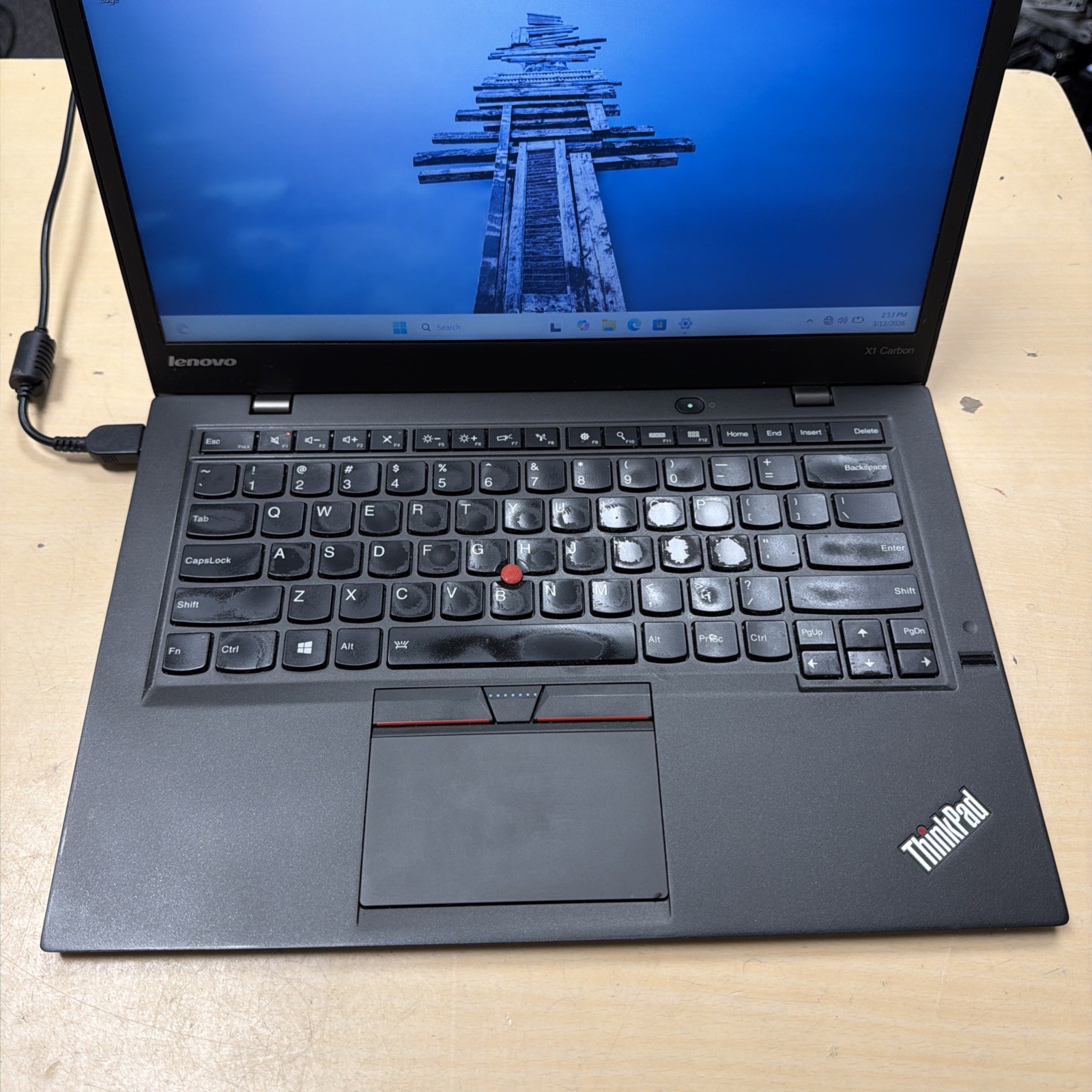 Lenovo ThinkPad X1 Carbon 3rd Gen Intel i7-5600U 2.6ghz 8GB Ram 180GB SSD Win 11