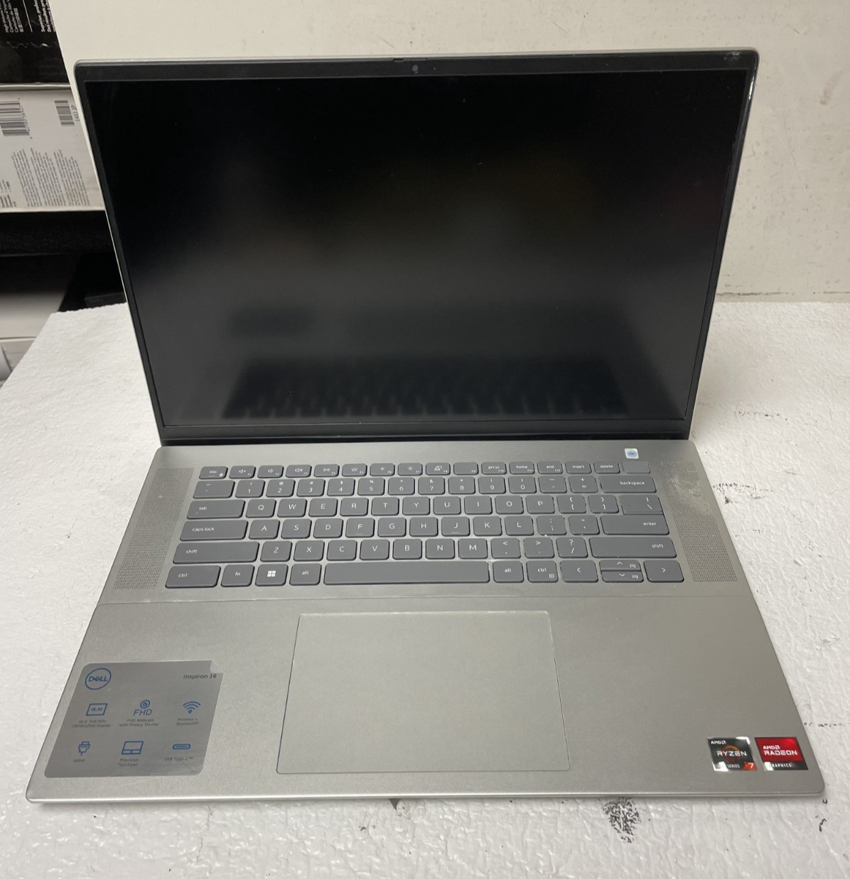 Dell Inspiron 16 5625 AMD RYZEN 7 5825U@2.00GHz 8GB RAM No SSD Parts *READ