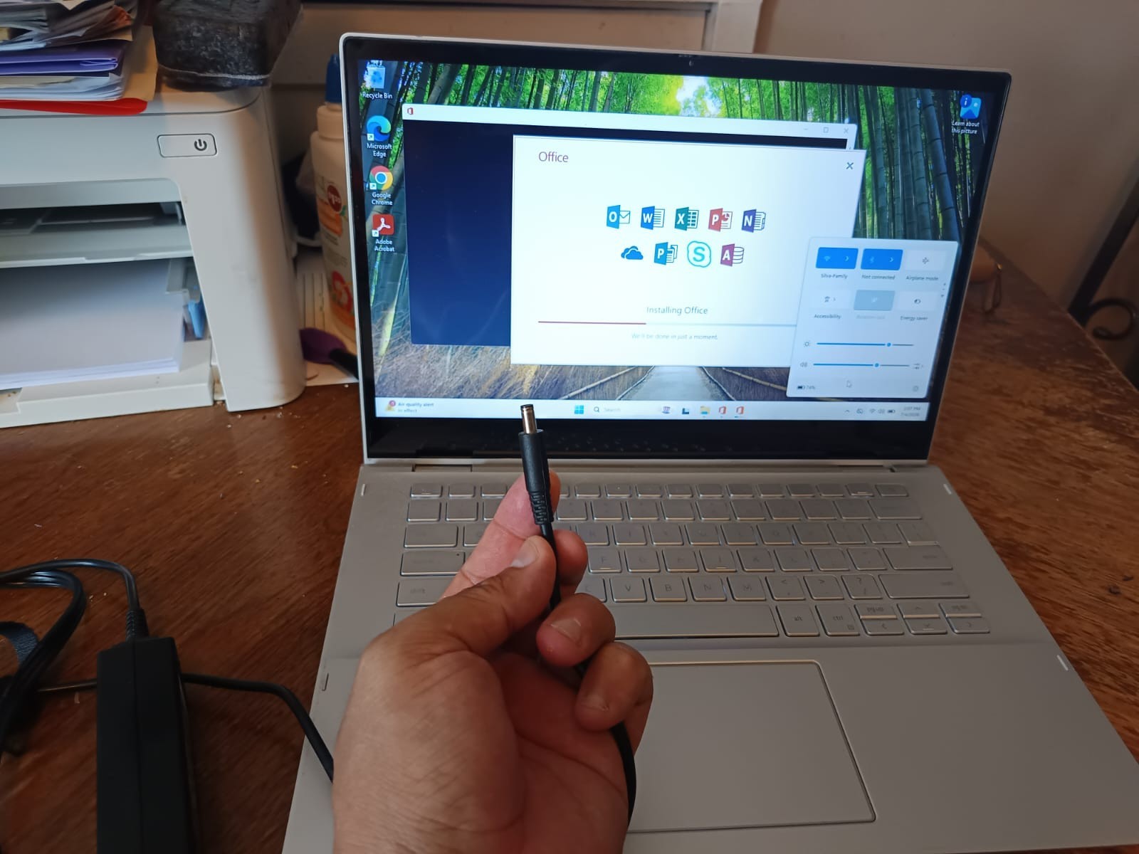 Dell Inspiron 5406 2-in-1, i3-1115G4 @ 3.00GHz , 16Gb RAM, 256Gb NVMe Disk