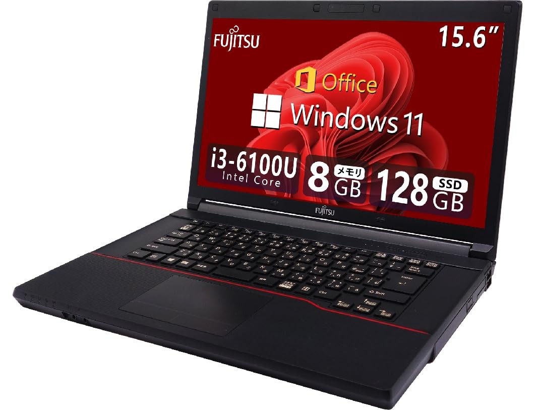 Fujitsu A576 15.6″ Laptop Core i3-6100U 8GB 128GB SSD Win11 Pro Office2019 HDMI