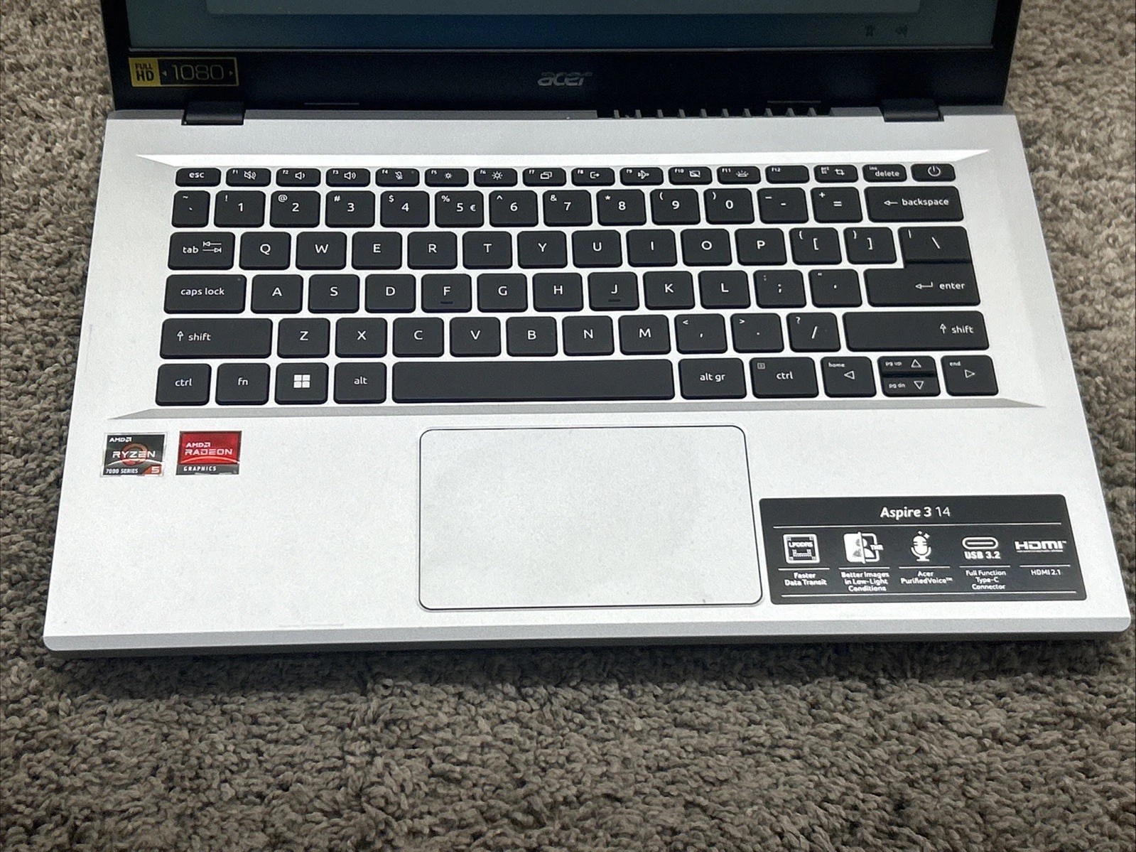 Acer Aspire 3 N23C3 15.6″ Ryzen 5 7320U 2.4GHz 8GB RAM 128GB SSD 48995