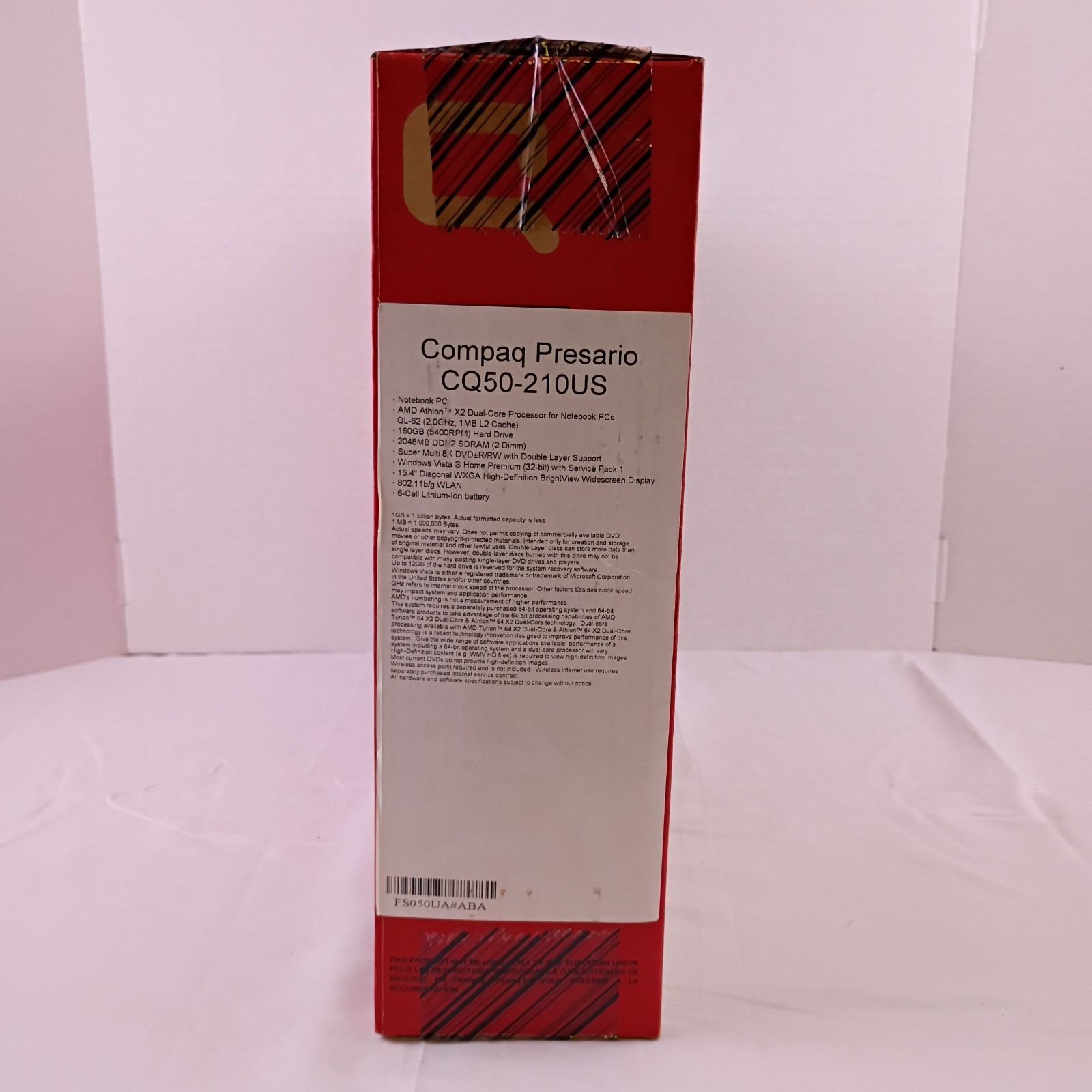 Compaq Presario CQ50-210US Notebook PC 15.4” 160GB 2048MB DDR2 New in Box