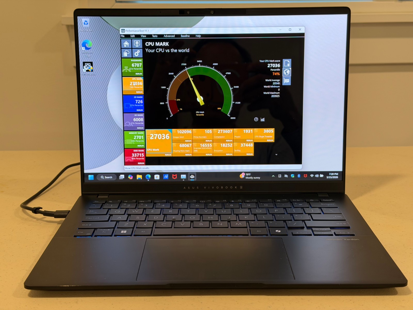 ASUS VivoBook S 14 Intel Ultra 9 185H 16GB RAM 1TB SSD S5406MA-AS96 OLED HDR