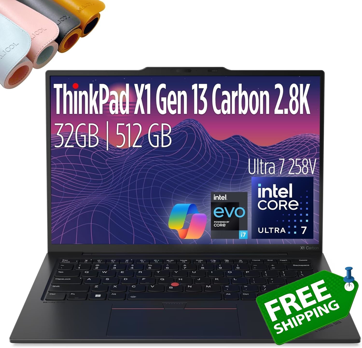 Lenovo ThinkPad X1 Carbon Gen 13 14″ 2.8K OLED Copilot+ PC Ultrabook 32GB 512GB