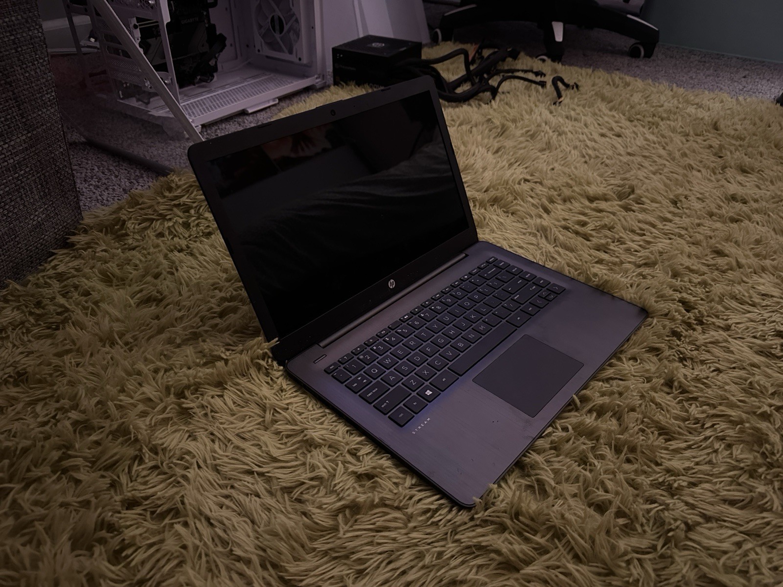 HP Stream 14″ Laptop Intel 1.6GHz 4GB 32GB eMMC Win10 Black *Read Description!*
