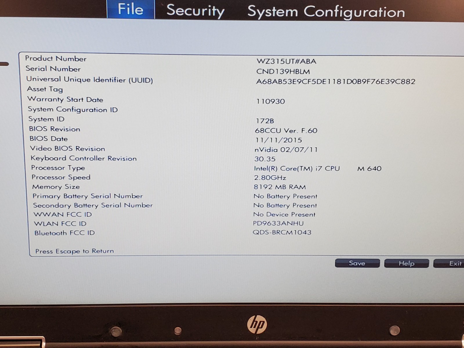 HP EliteBook 8440w i7 M640 2.80 GHz / 8GB/180GB SSD/ 1600×900/ FX 380M #2759