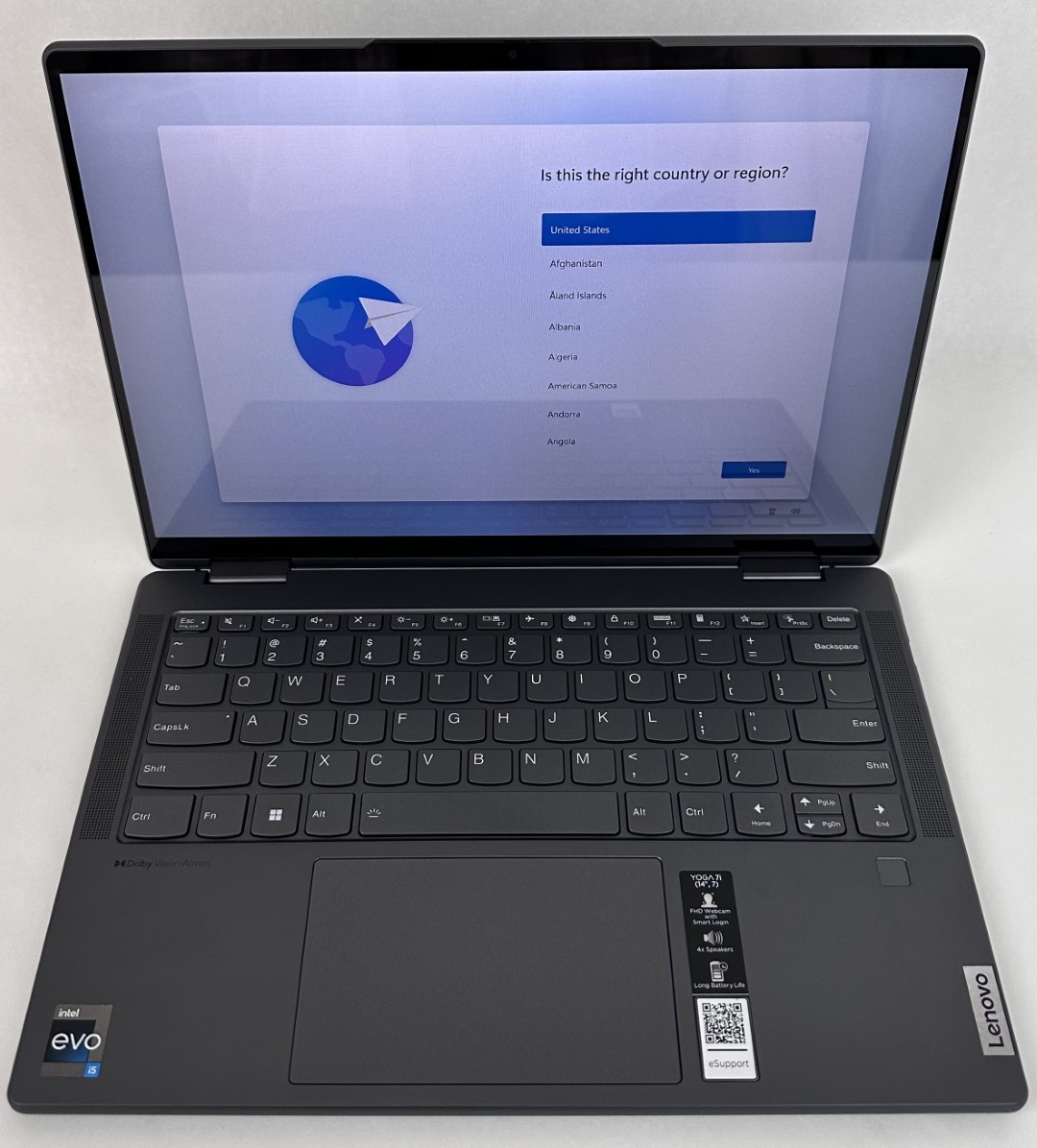 Lenovo Yoga 7 14IAL7 14″ 2.2K Touch i5-1235U 8GB 512GB SSD W11H 2in1 Laptop